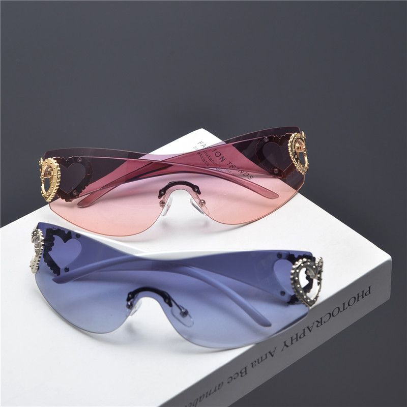 VIBE New Trend Street ins style custom avant-garde sunglasses Size ONE SIZE - 5 Thumbnail