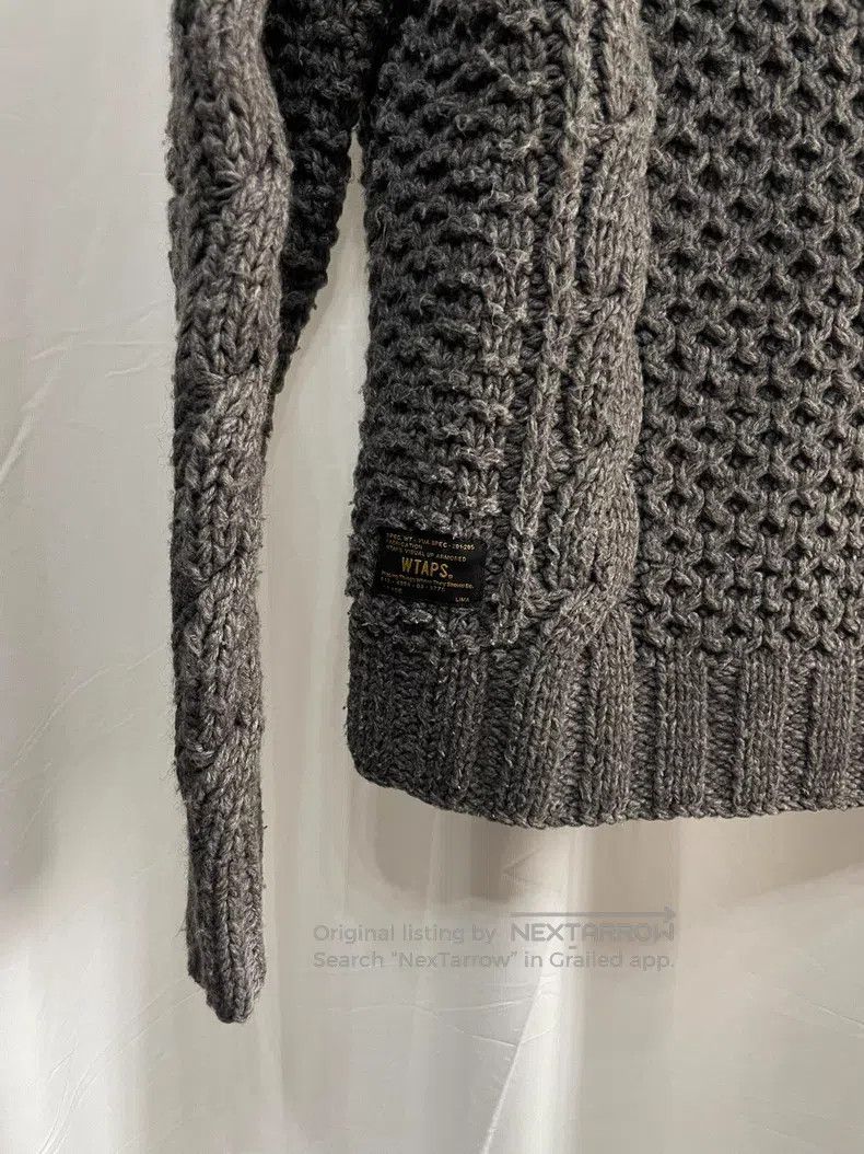 Wtaps Wtaps Gray wool knit sweater Size US L / EU 52-54 / 3 - 4 Thumbnail