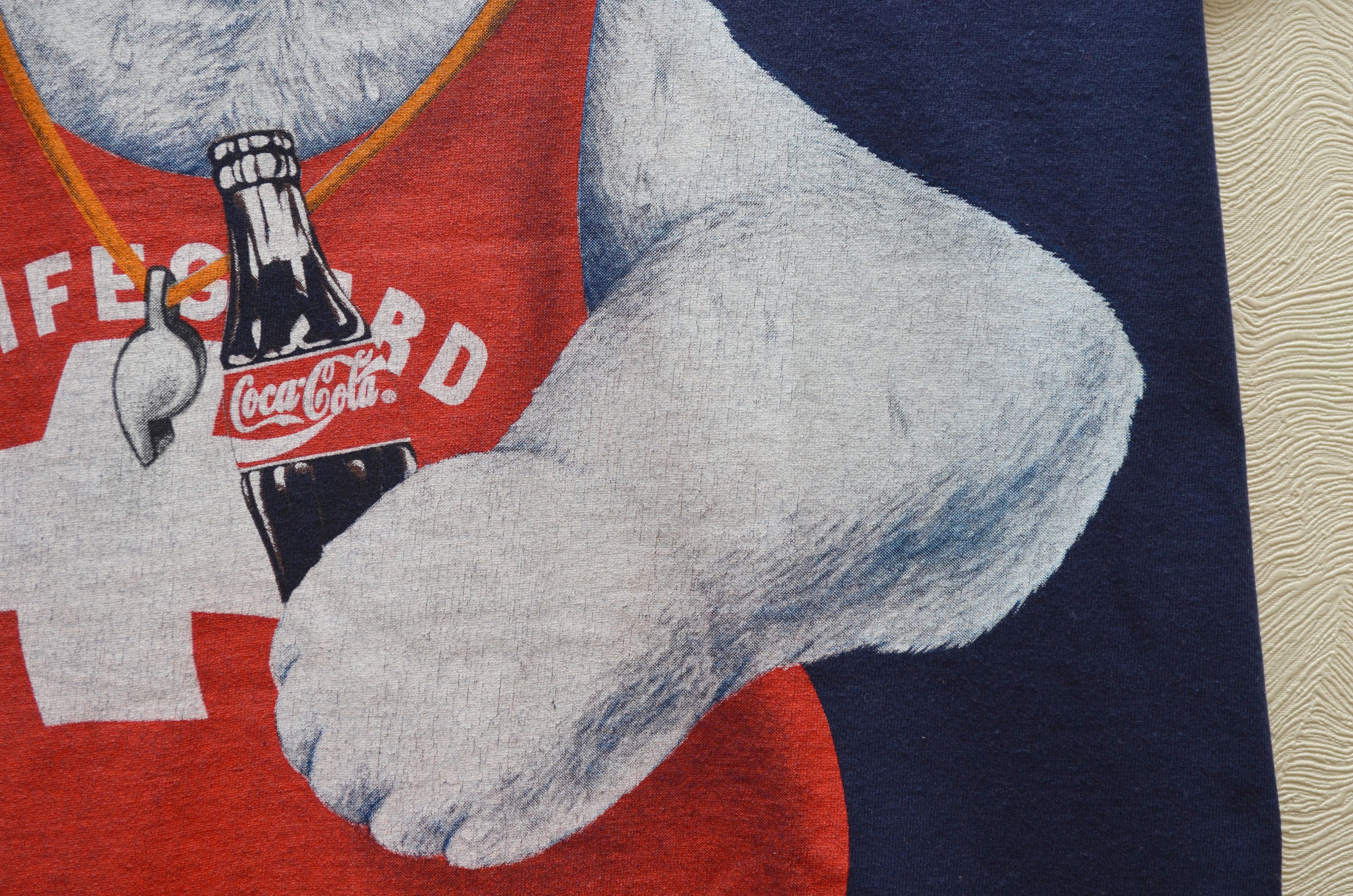 Coca Cola × Vintage Vintage 1995 Coca Cola Big Logo T Shirt RARE y2k 90s Size US L / EU 52-54 / 3 - 8 Thumbnail