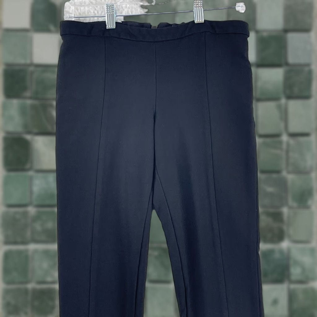 Alice + Olivia Alice + Olivia Employed Black Stretch Skinny Pants Women M Medium Knit Legging Mid-Rise Closet Ready Size 32" / US 10 / IT 46 - 1 Thumbnail