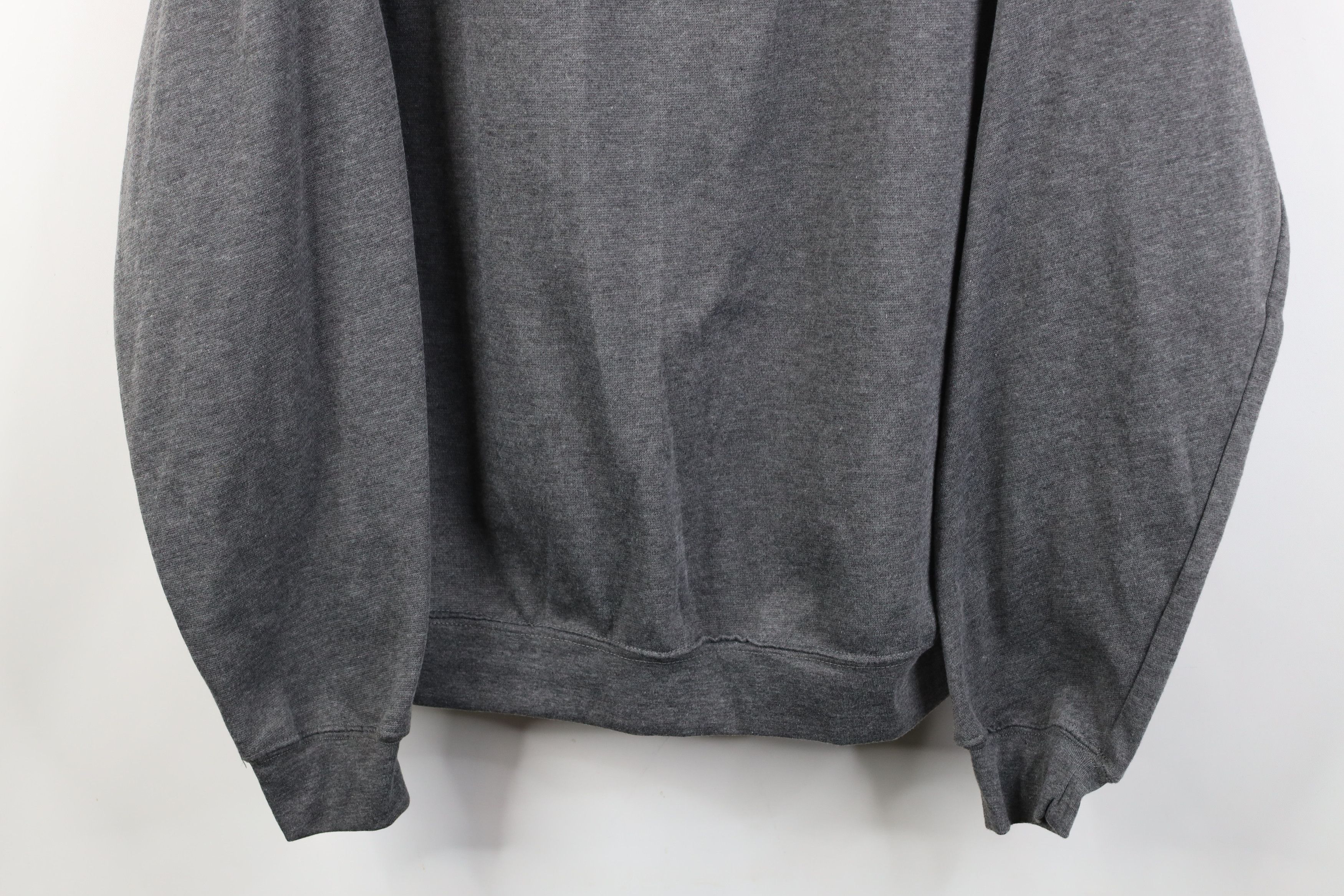 Vintage Vintage 90s Y2K Streetwear Faded Blank Crewneck Sweatshirt Size US XL / EU 56 / 4 - 3 Thumbnail