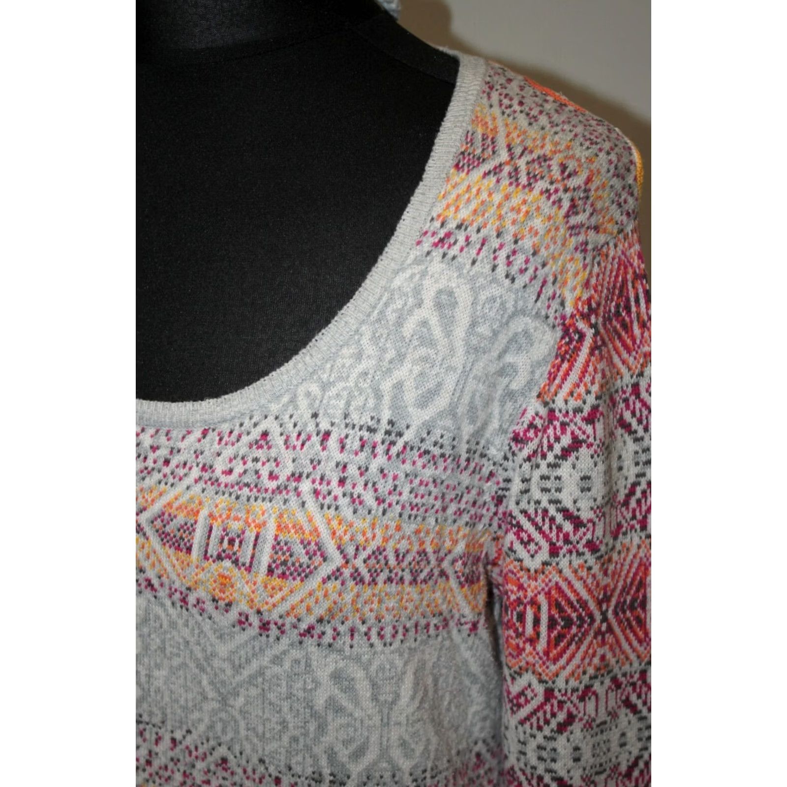 Vintage Odd Molly 474 Womens Jumper Pullover Crew Neck Multicoloured Size 4 XL Knitwear Womens Size S / US 4 / IT 40 - 2 Thumbnail