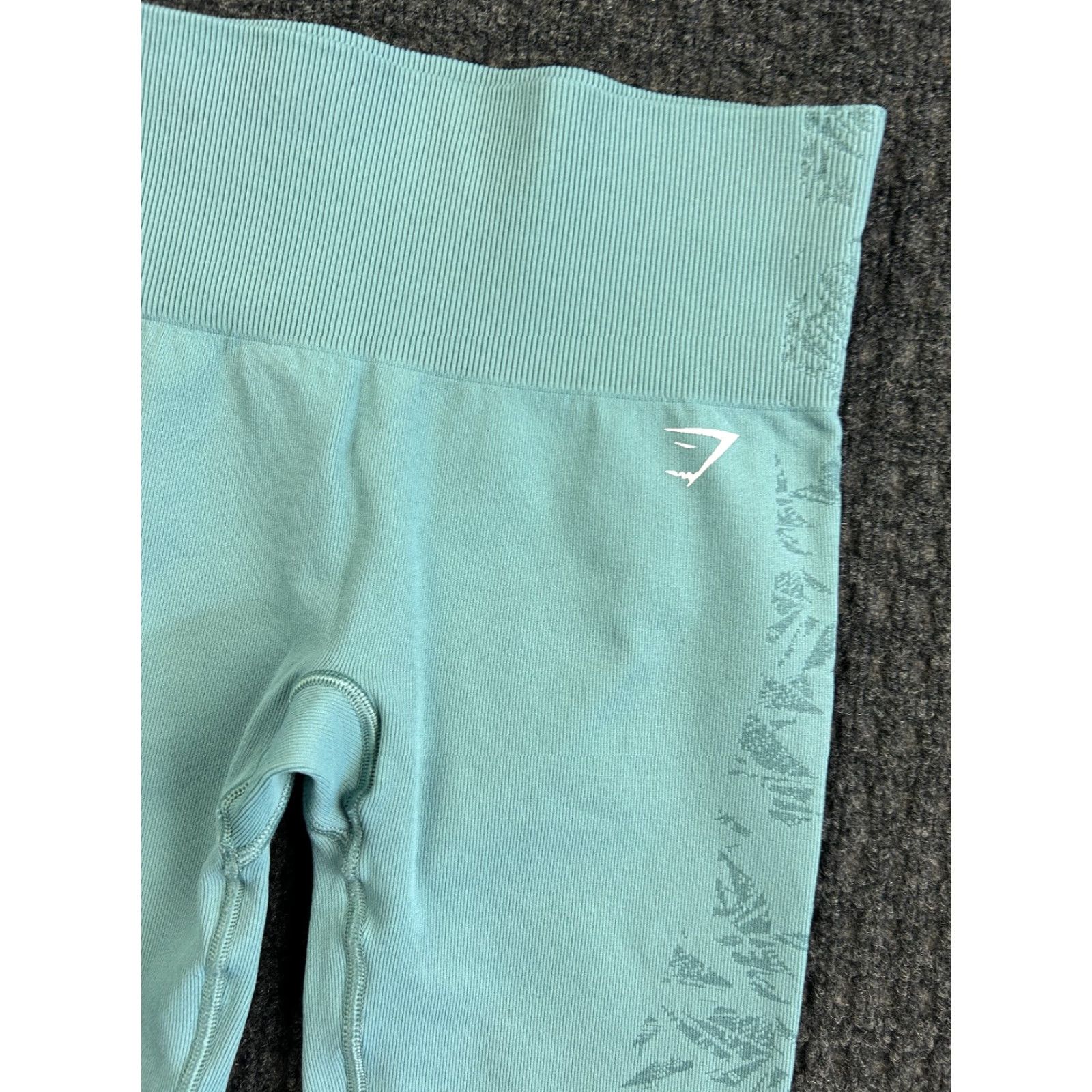 Gymshark GymShark Leggings XS Mint Green Marl Vital Seamless 2.0 Workout Athleisure Womens Size 26" / US 2 / IT 38 - 3 Thumbnail