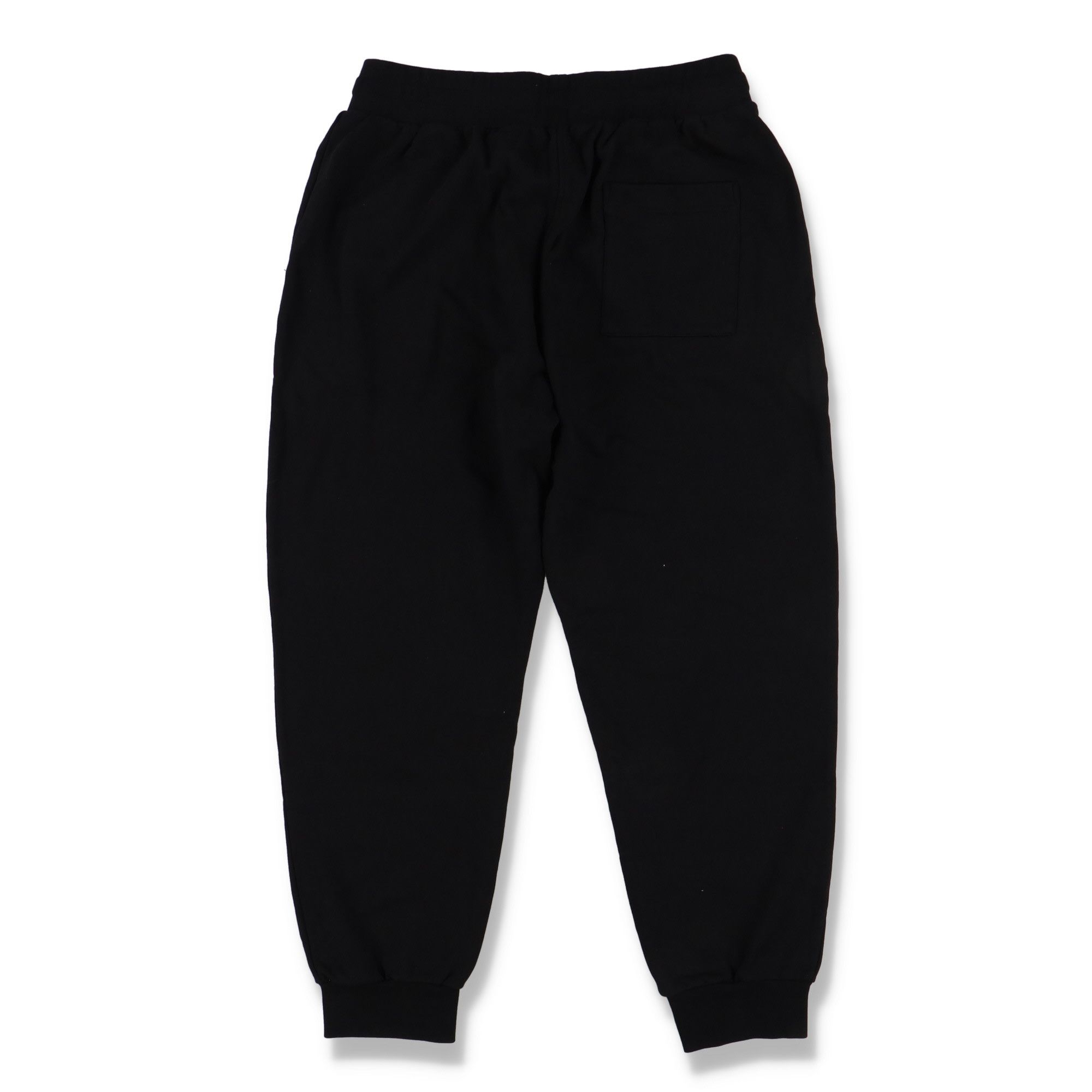 Black Embroidered Grand Prix Logo Sweatpants
