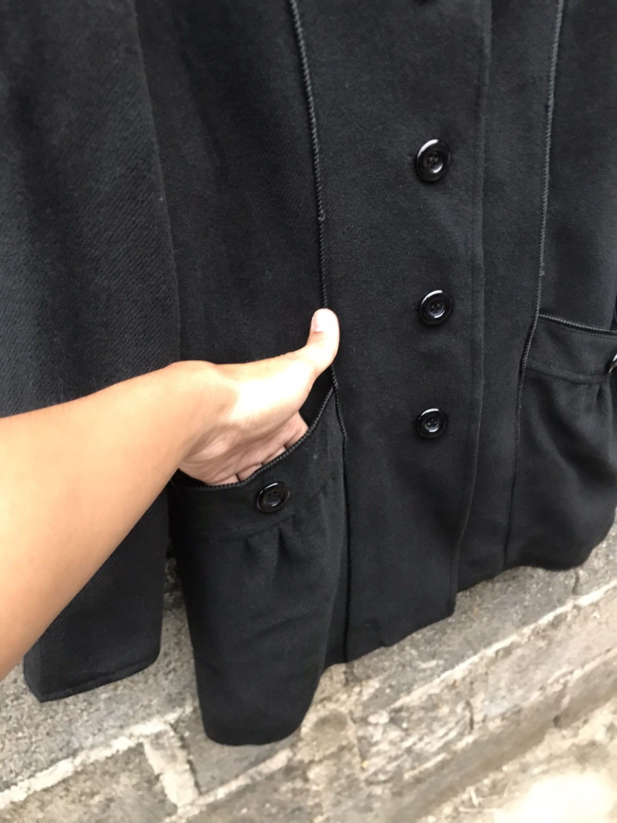 Kansai Yamamoto ⚡️Vintage Kansai Yamamoto Bis Button Coat Jacket Size S / US 4 / IT 40 - 6 Thumbnail