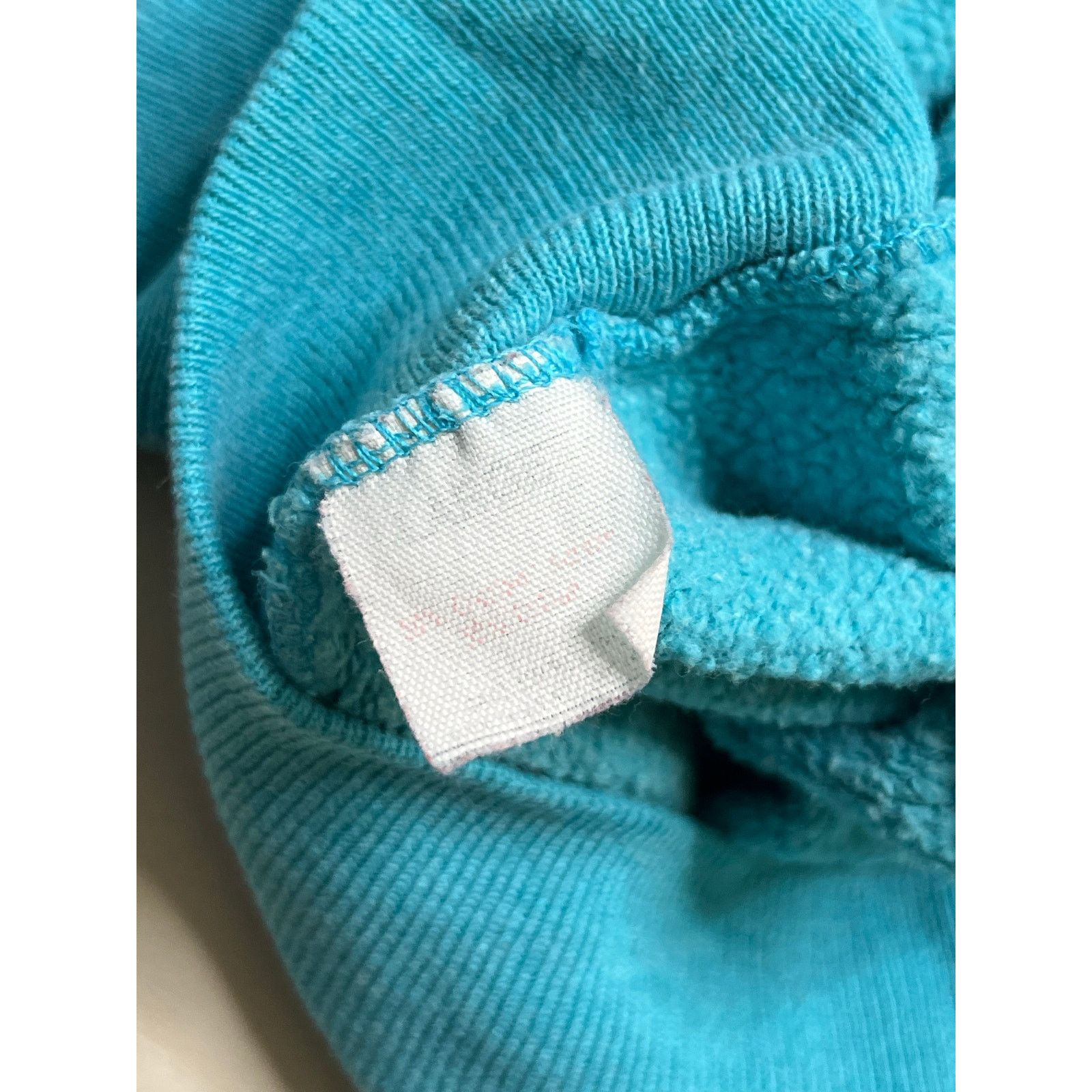 Vintage Vintage 70s Blue Cut Off Sweatshirt Top Distressed Raw L Size US L / EU 52-54 / 3 - 4 Thumbnail