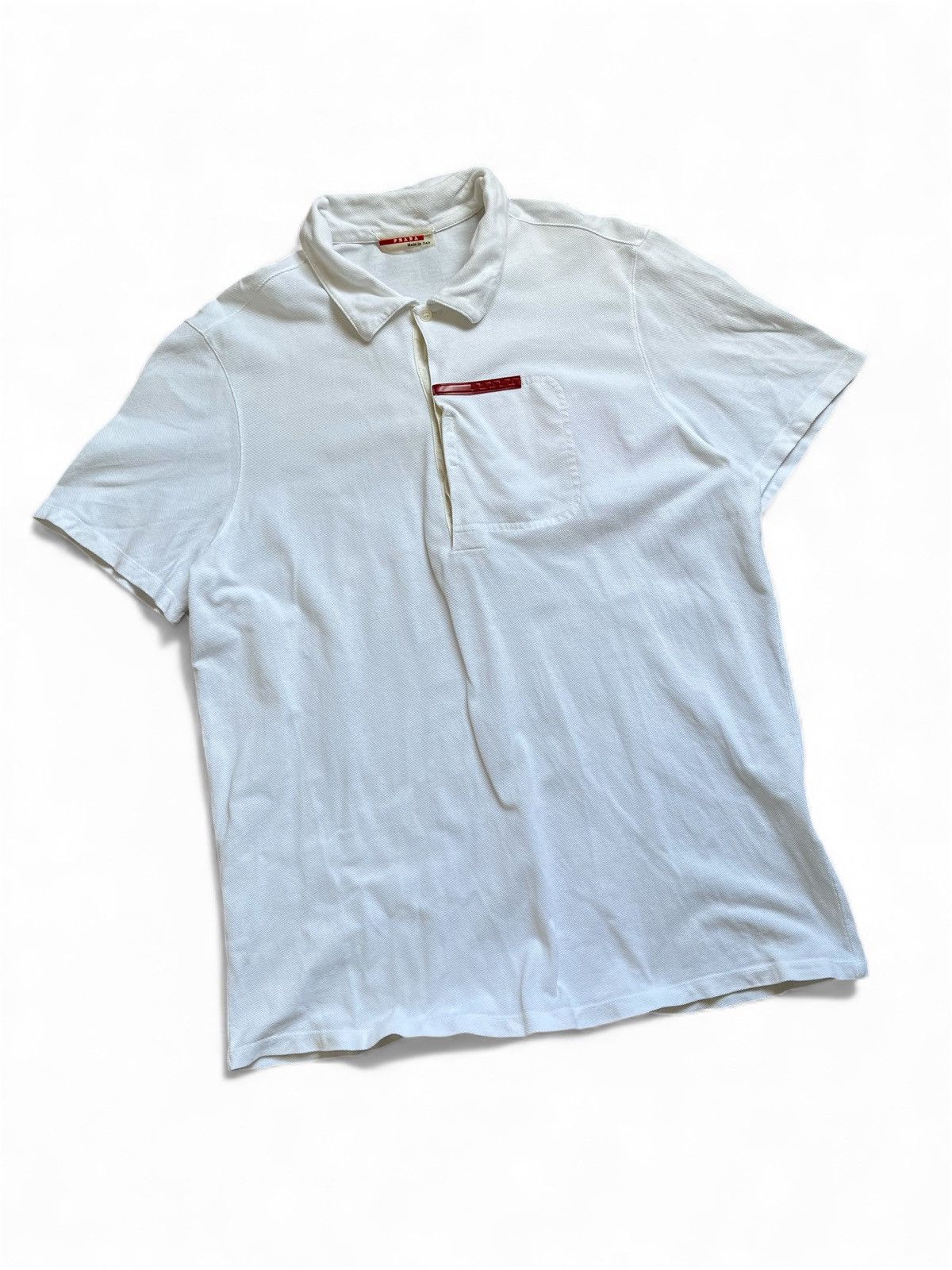 Prada Vintage Prada sport polo shirt Size US L / EU 52-54 / 3 - 1 Thumbnail