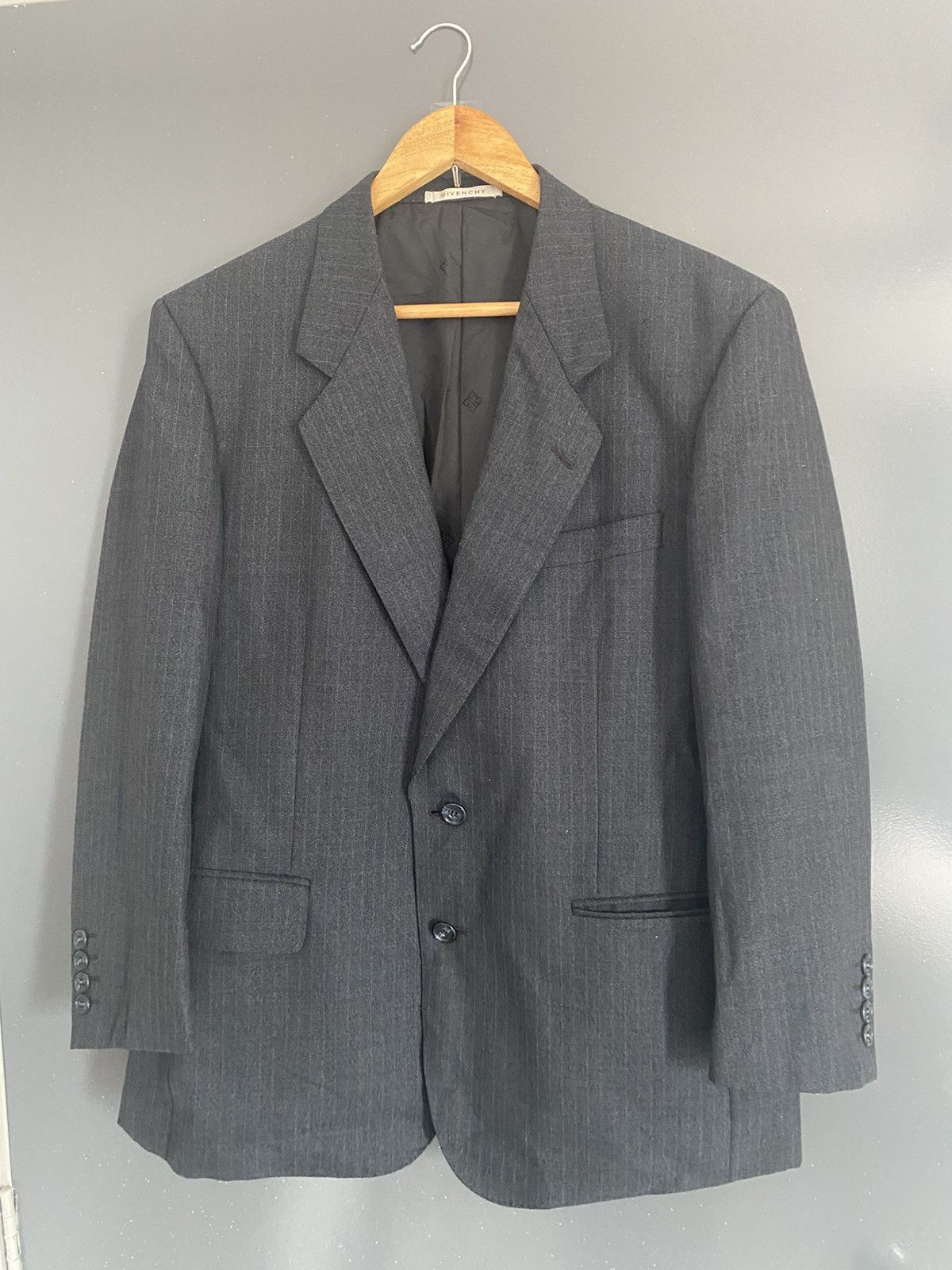 Givenchy × Vintage Monsieur Givenchy Men Blazer Size 40L - 1 Thumbnail