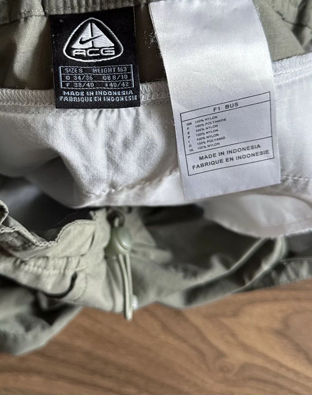 Nike × Nike ACG Nike ACG Nylon Mini Skirt Green A-line Khaki Size S Size 28" / US 6 / IT 42 - 9 Thumbnail