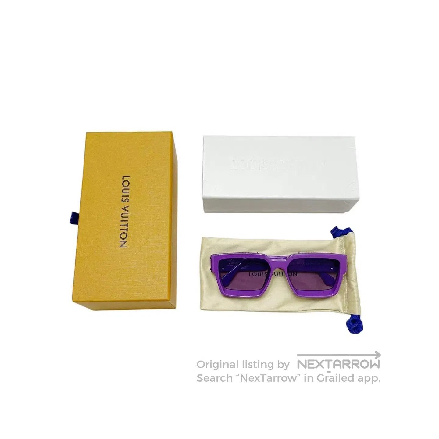 Louis Vuitton Louis Vuitton Purple Millionaire Sunglasses| Size ONE SIZE - 1 Thumbnail