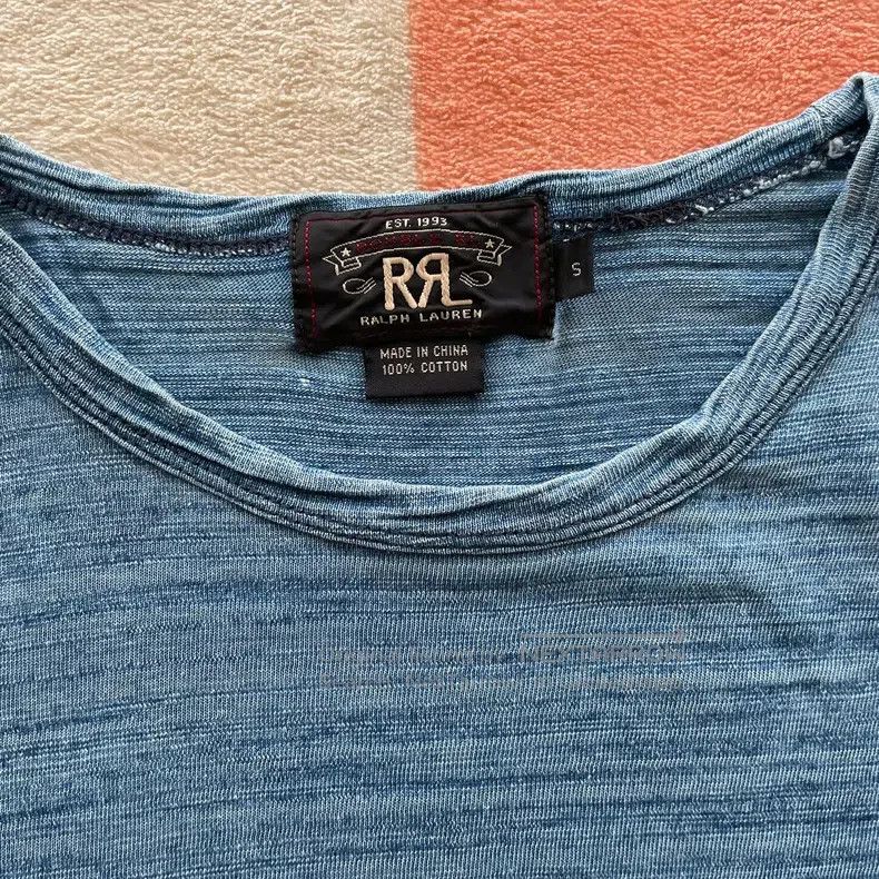 RRL Ralph Lauren RRL Ralph Lauren Indigo-dyed bamboo节cotton short-sleeve T- Size US S / EU 44-46 / 1 - 3 Thumbnail