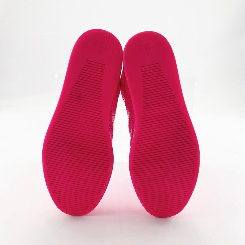Gucci Gucci High-Top Sport Sneakers in Bright Pink -2508 Size US 8.5 / EU 41-42 - 4 Thumbnail