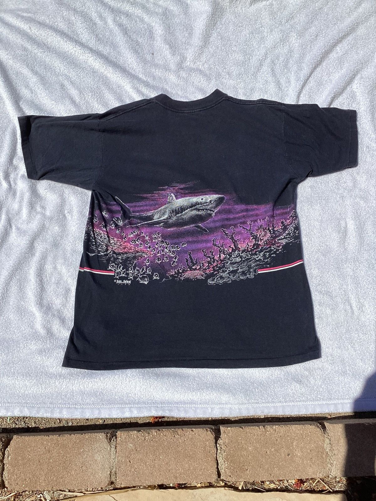 Other Vtg 90 san sègal, St. Thomas, Virgin Islands, shark reef tee Size US XL / EU 56 / 4 - 3 Thumbnail