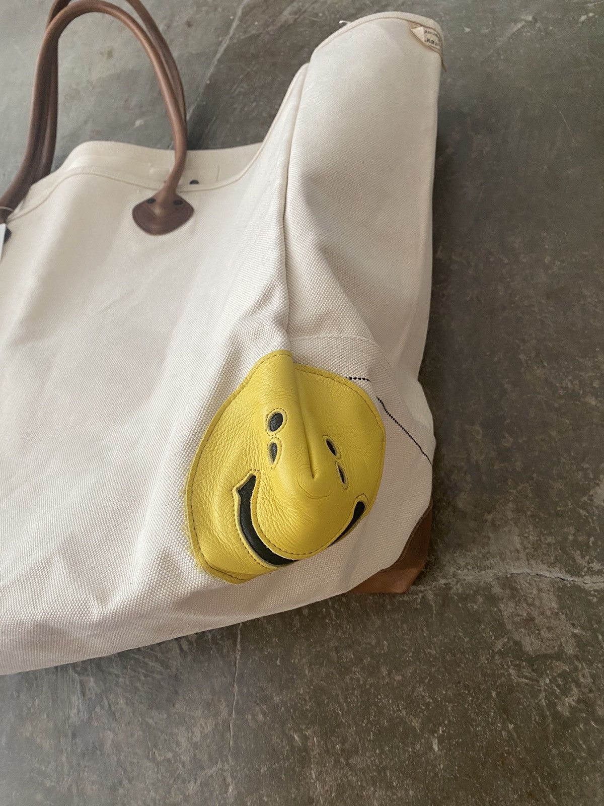 Kapital Kountry Kapital Kountry No.4 Canvas Smiley Milk Bag Visvim CPFM Size ONE SIZE - 2 Thumbnail