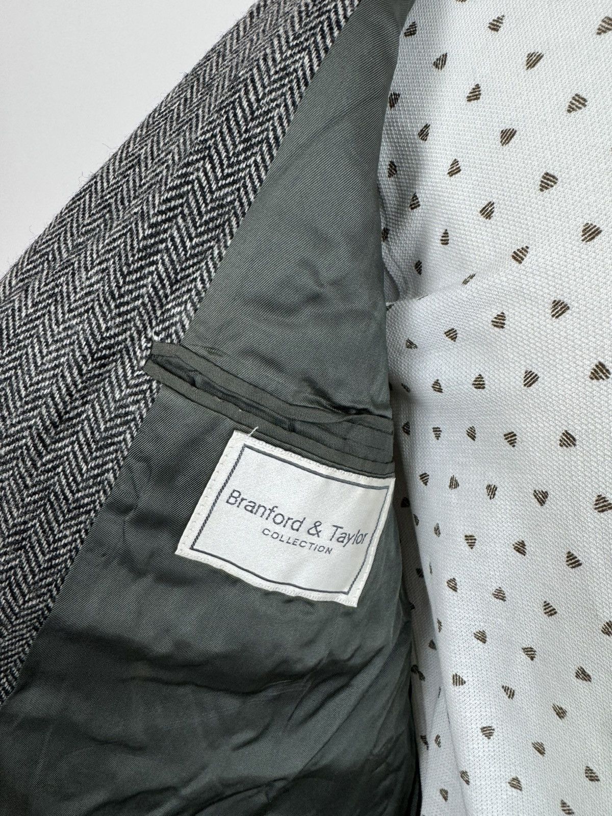 Other Branford & Taylor collection teeed herringbone blazer Size 52R - 14 Thumbnail