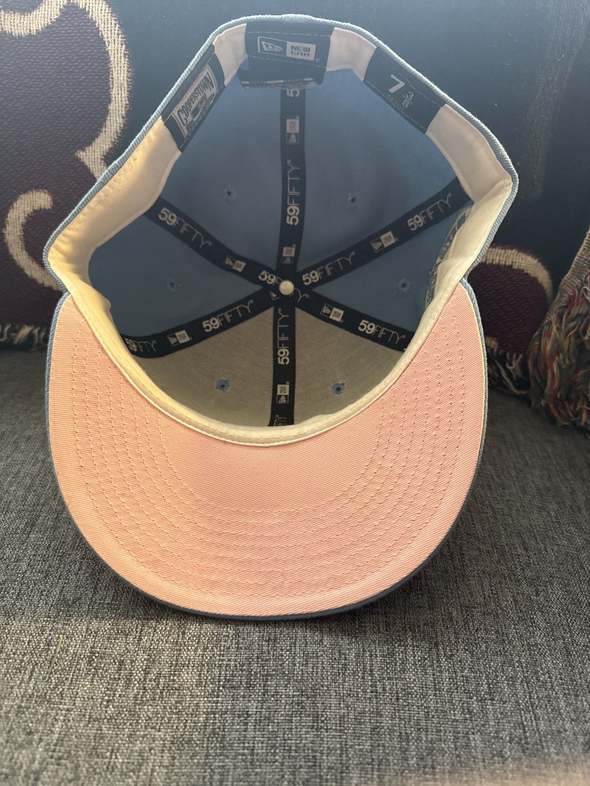 New Era 7 3/8 Montreal Expos Fitted cotton candy Size ONE SIZE - 3 Thumbnail