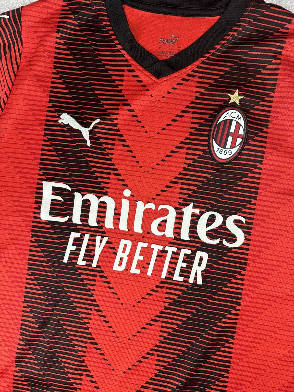 Puma Puma AC Milan Home Soccer Jersey 2023/24 Size US XL / EU 56 / 4 - 2 Thumbnail