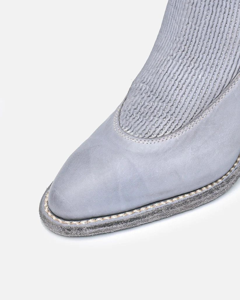 Guidi o1s1v1r1oon0825 Mn06e Kangaroo Leather High Heel in Grey Size US 9 / IT 39 - 6 Thumbnail