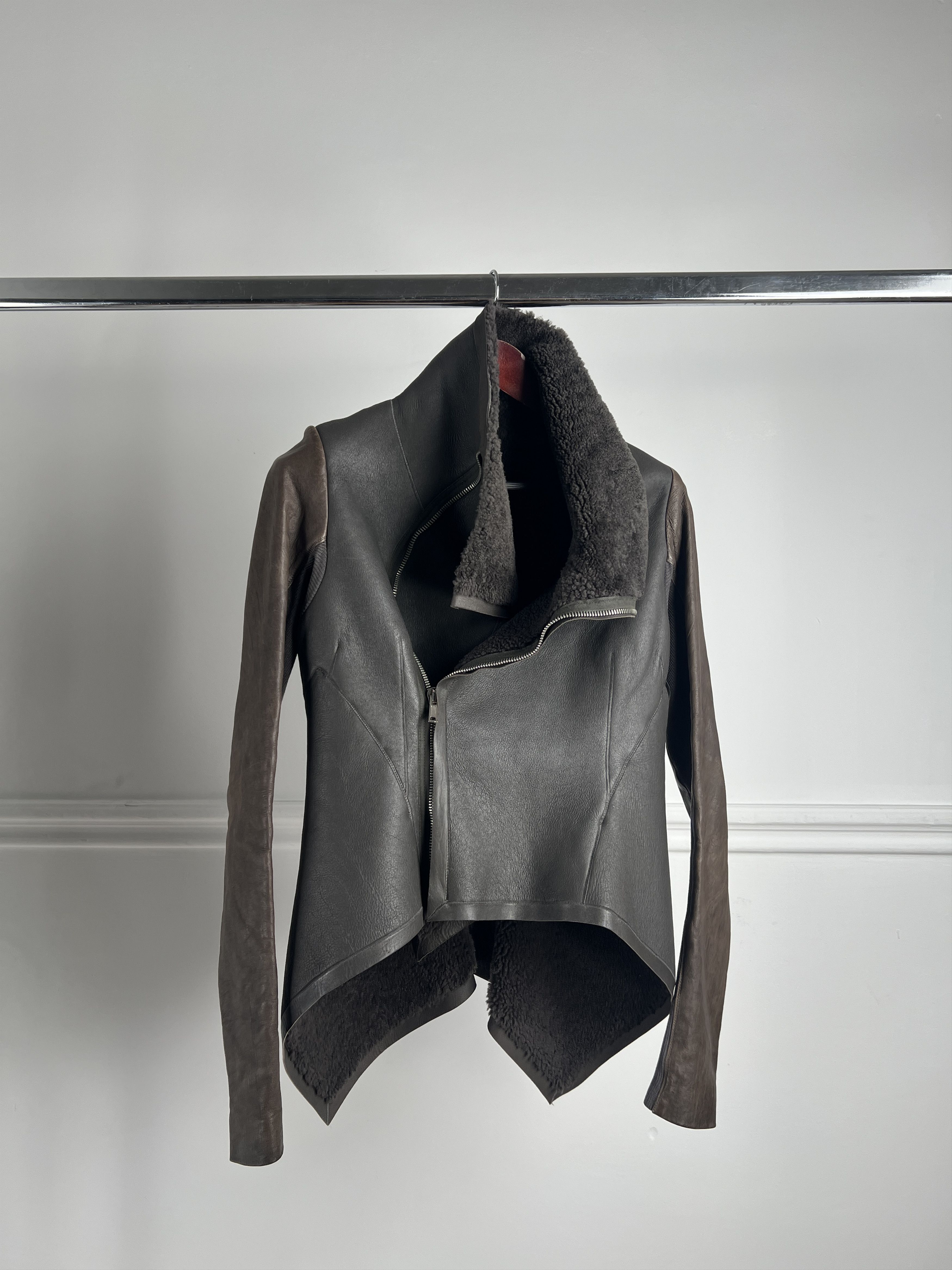Rick Owens rick owens shearing leather jacket Size M / US 6-8 / IT 42-44 - 1 Thumbnail