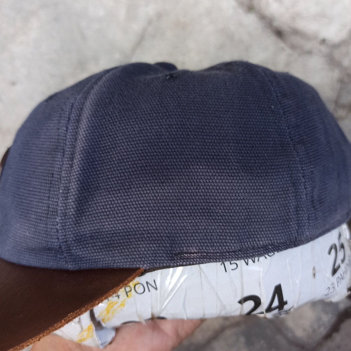 Leather × Vintage Fox fire hat with bold leather visor Size ONE SIZE - 6 Thumbnail