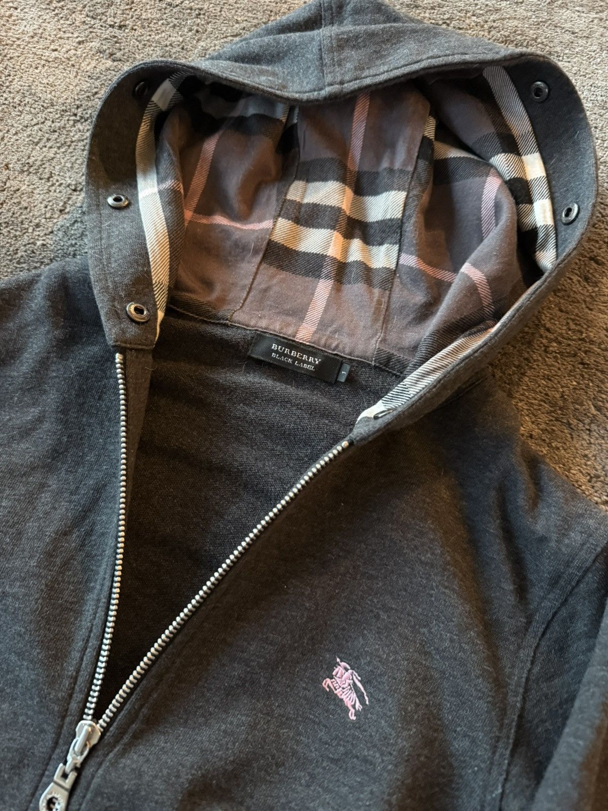 Burberry Burberry Zip up Vintage Size S / US 4 / IT 40 - 2 Thumbnail