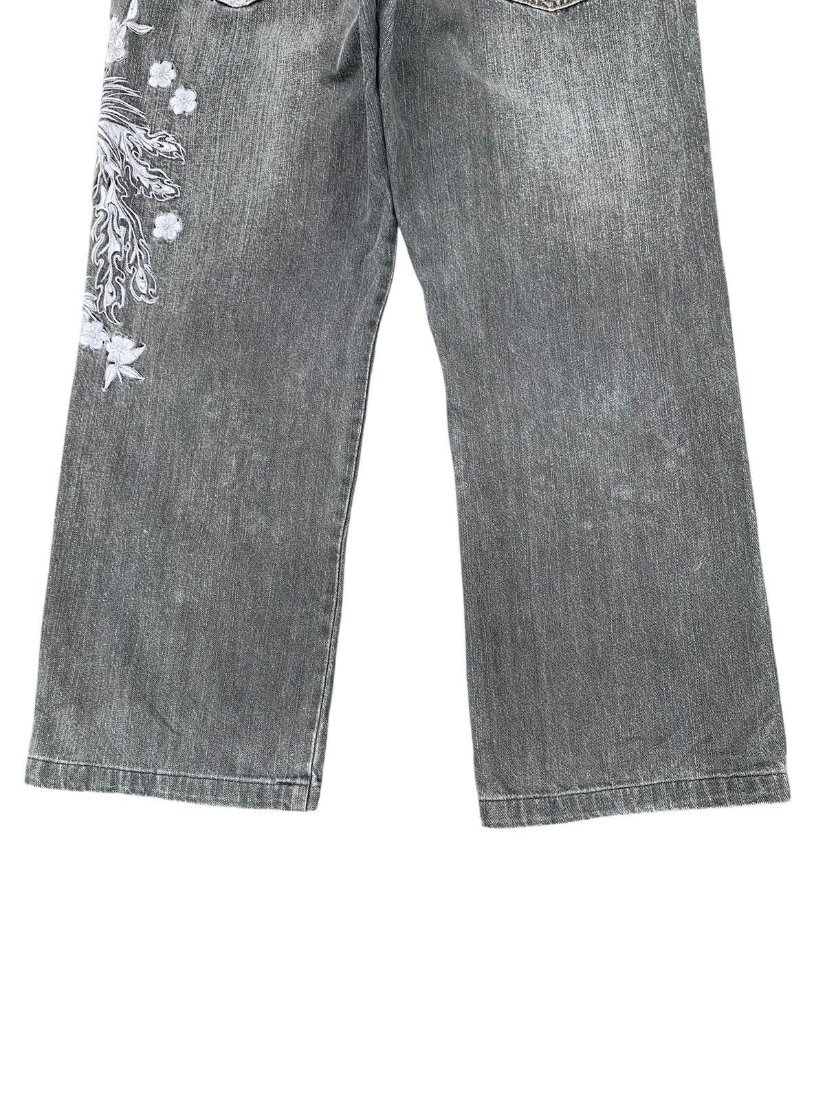 Kapital EMBROIDERED LIKE KARAKURI TAMASHI PHOENIX STREETWEAR DENIM Size US 37 - 9 Thumbnail