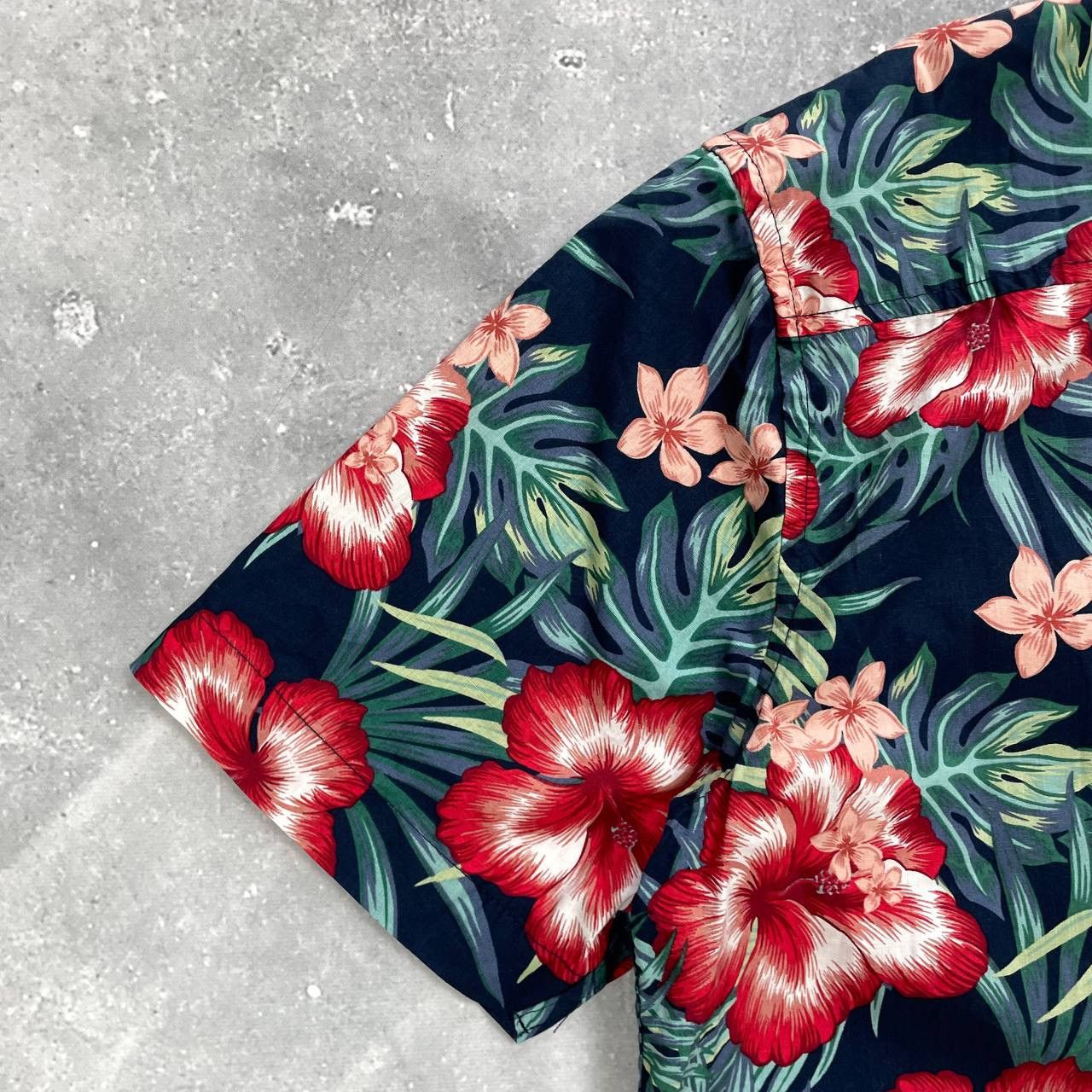 Penfield Penfield Hawaiian Short Sleeve Shirt Green/ Red Size M Size US M / EU 48-50 / 2 - 19 Thumbnail