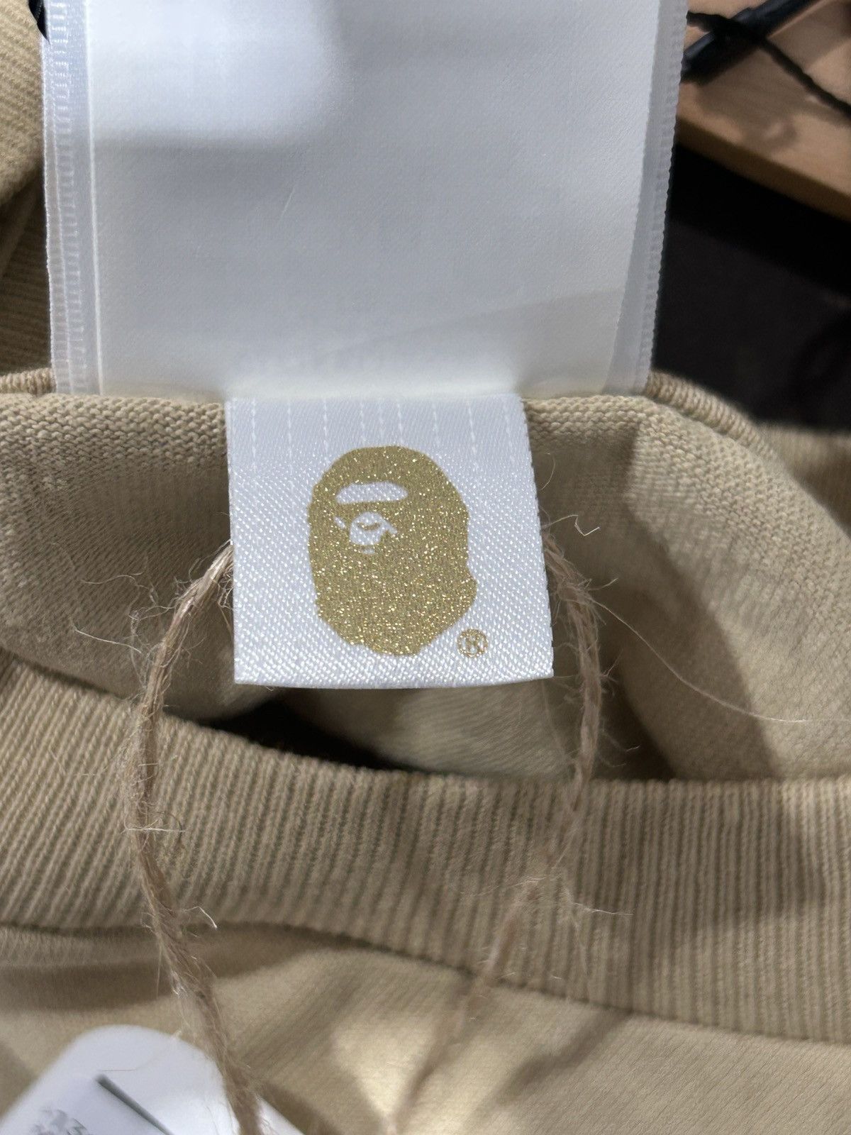 Bape BAPE MAD SHARK ZIPPER BEIGE TEE SIZE LARGE Size US L / EU 52-54 / 3 - 6 Thumbnail