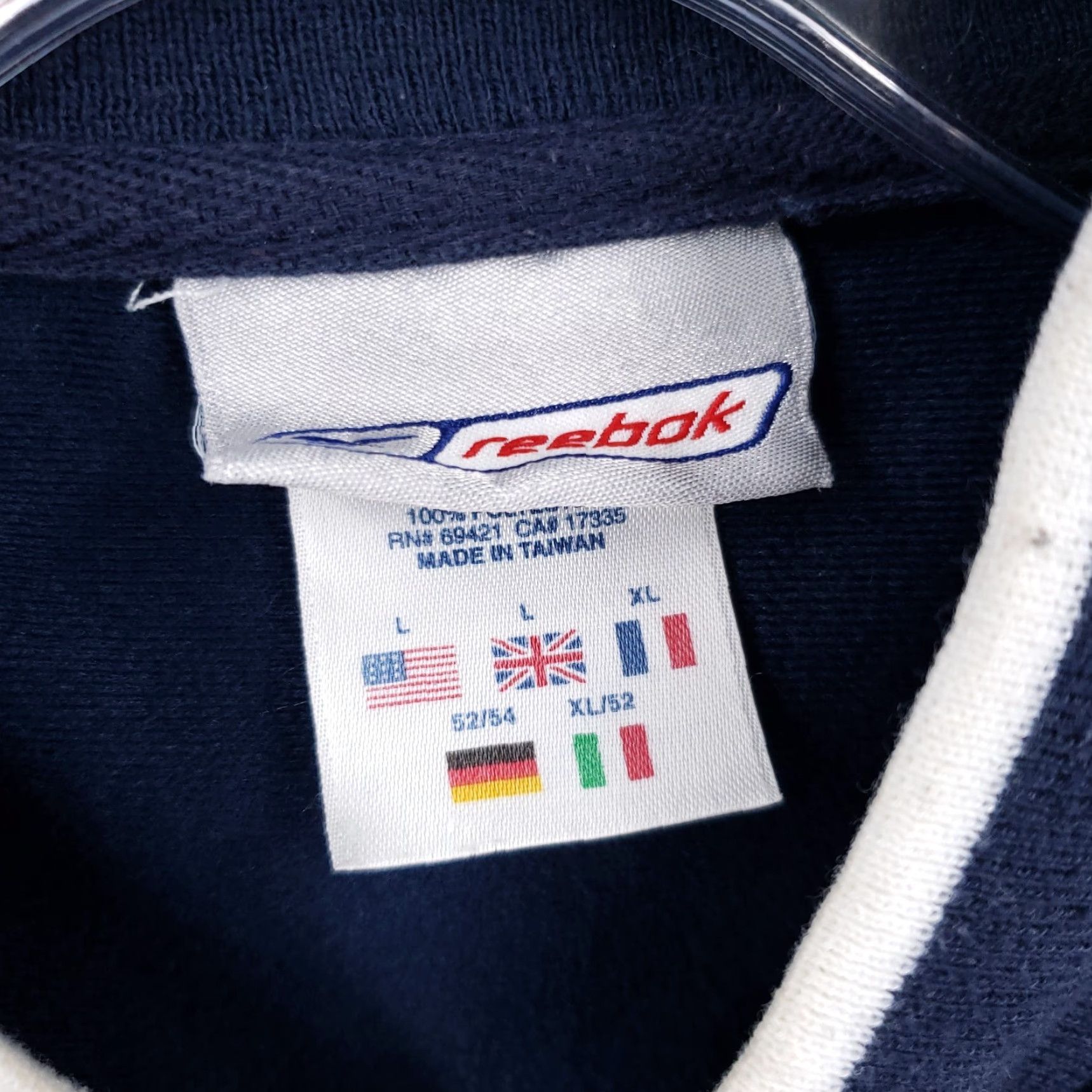 Reebok Reebok Jacket Men L Large Blue Track Full Zip Long Sleeve Soft Sports Activewear Size US L / EU 52-54 / 3 - 3 Thumbnail