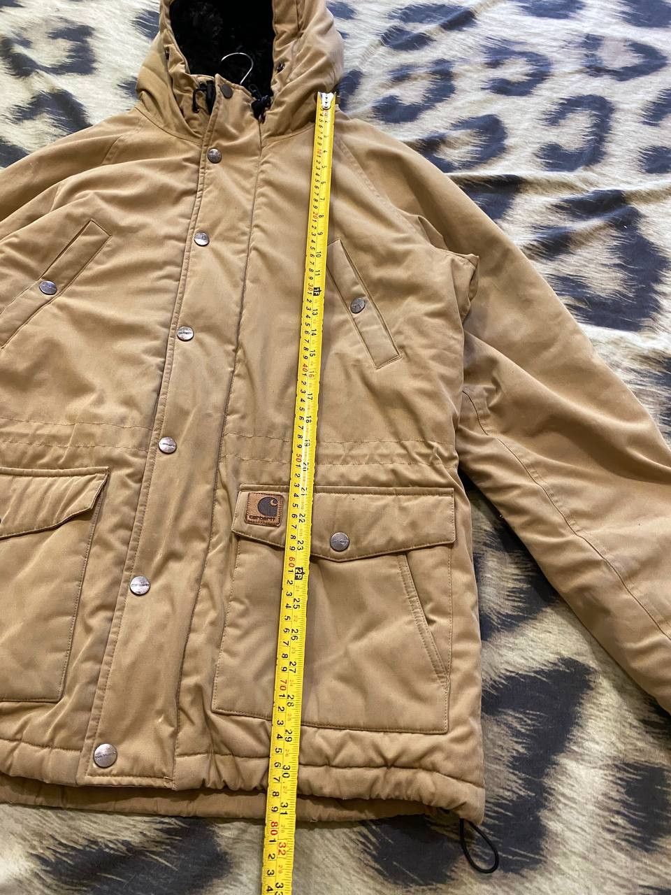 Carhartt vintage beige jacket logo Carhartt luxury Streetwear Y2K Size US L / EU 52-54 / 3 - 12 Thumbnail