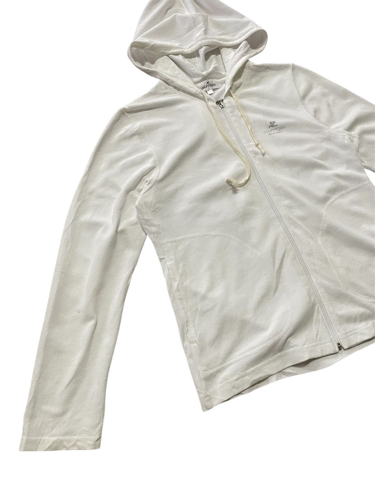 Courreges Courreges Zipper Hoodie Jacket Size XS / US 0-2 / IT 36-38 - 3 Thumbnail