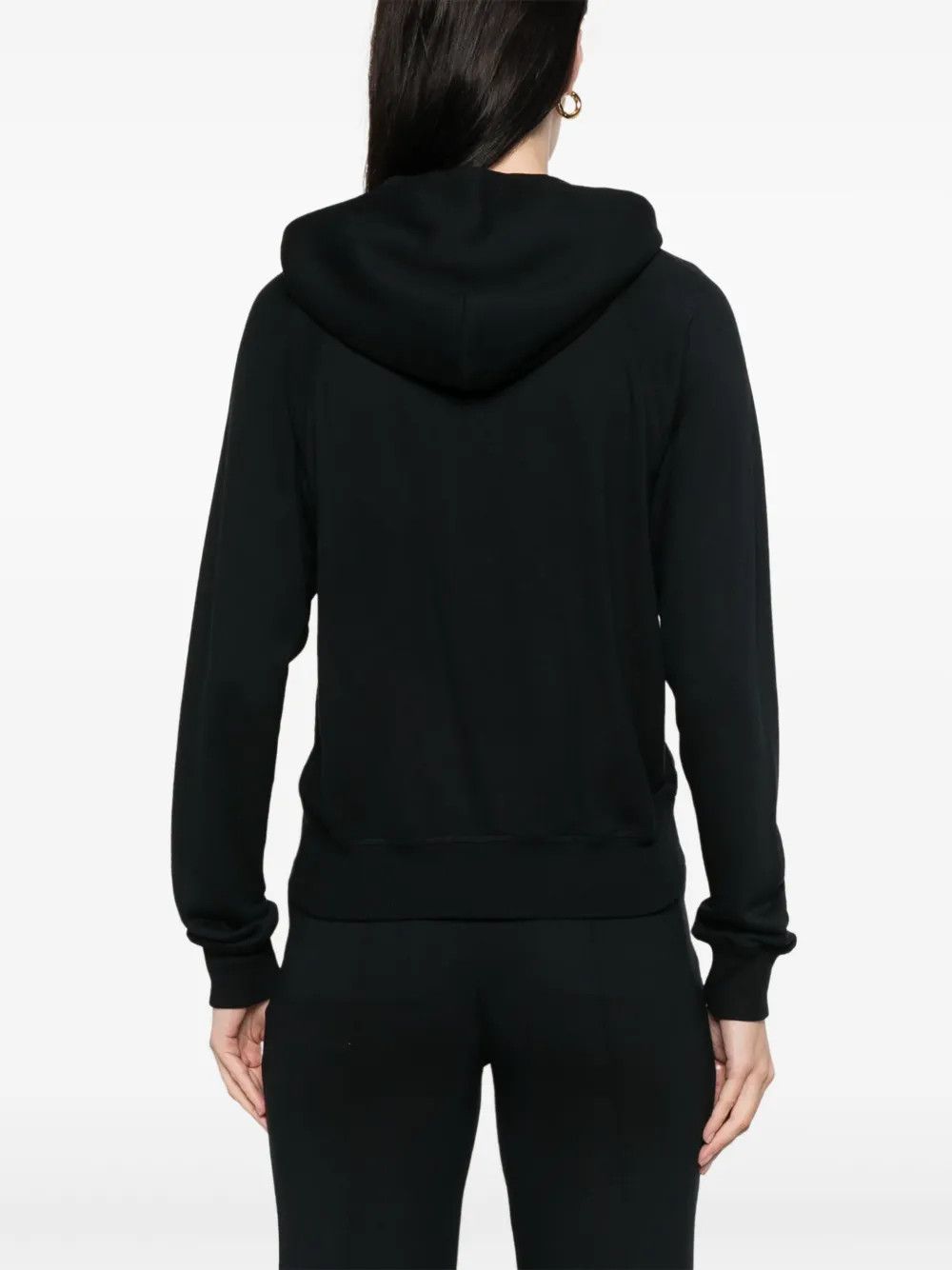 Tom Ford o1y0226 Hooded Sweater With Zip in Black Size S / US 4 / IT 40 - 4 Thumbnail
