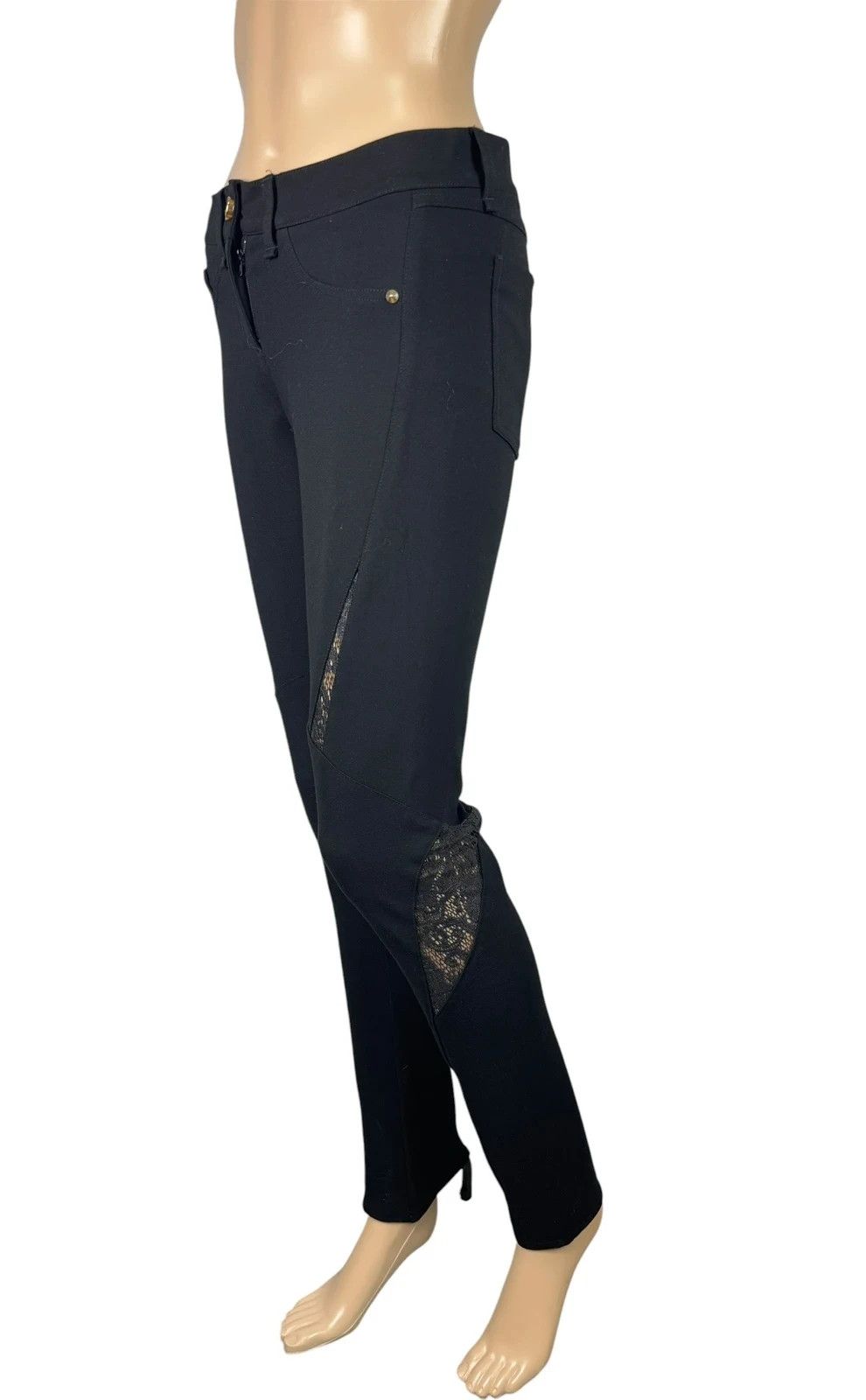 Cavalli Class Cavalli Class Slim Pants with Mesh size IT42 US6 Size 28" / US 6 / IT 42 - 1 Thumbnail