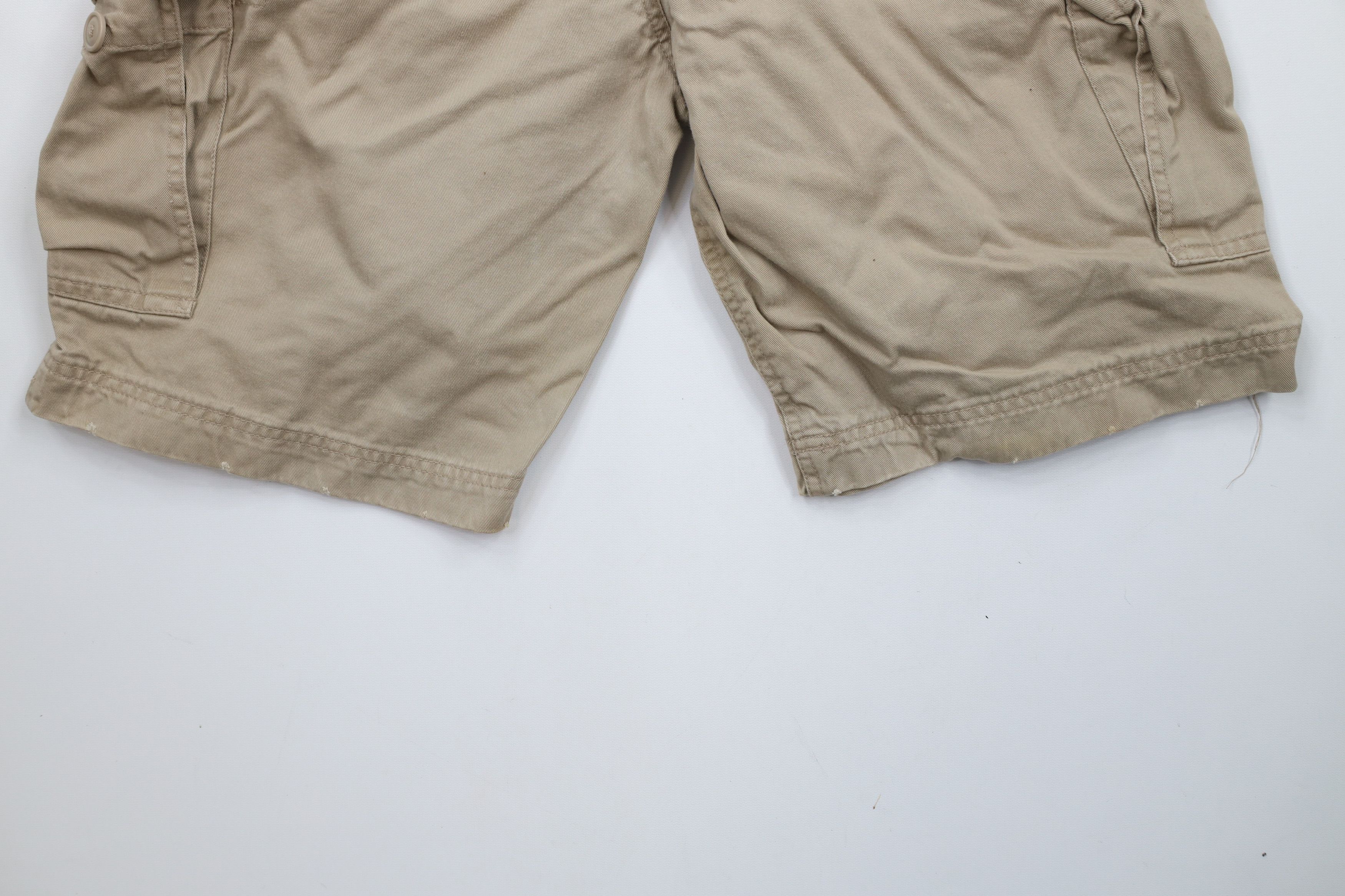 Abercrombie & Fitch × Vintage Vintage 90s Y2K Abercrombie & Fitch Heavyweight Cargo Shorts Size US 32 / EU 48 - 15 Thumbnail