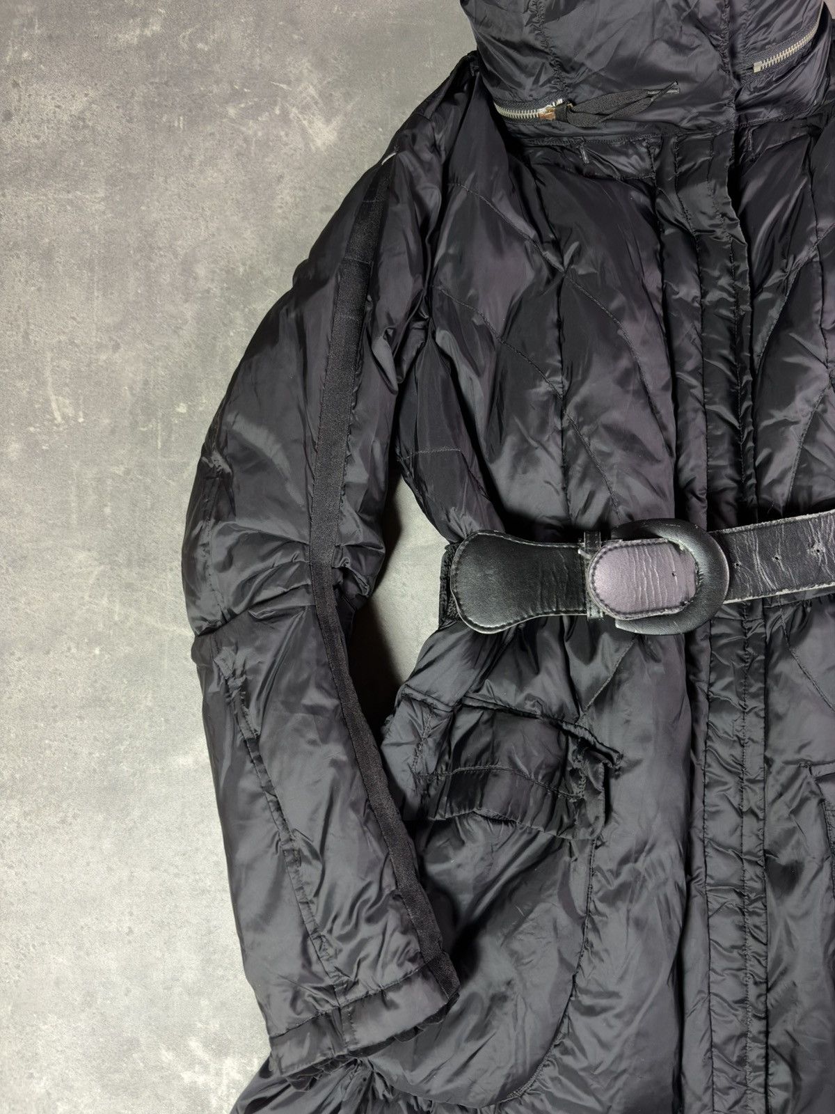 Marithe + Francois Girbaud 00s Marithe + Francois Girbaud Hybrid Hooded Puffer Parka L Size L / US 10 / IT 46 - 8 Thumbnail