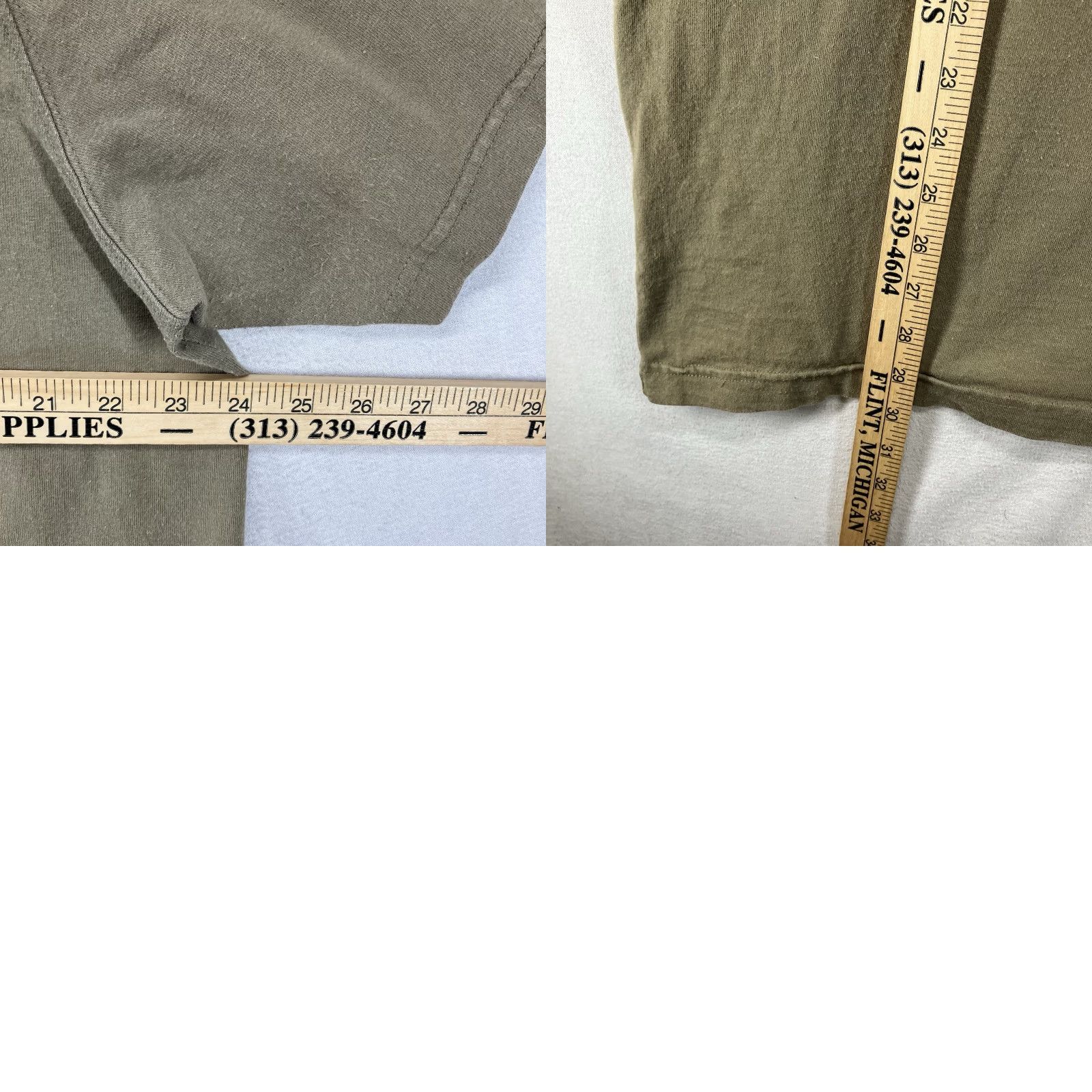Carhartt Carhartt Mens Front Graphic T Shirt Large Army Green Crew Neck Original Fit Size US L / EU 52-54 / 3 - 9 Thumbnail