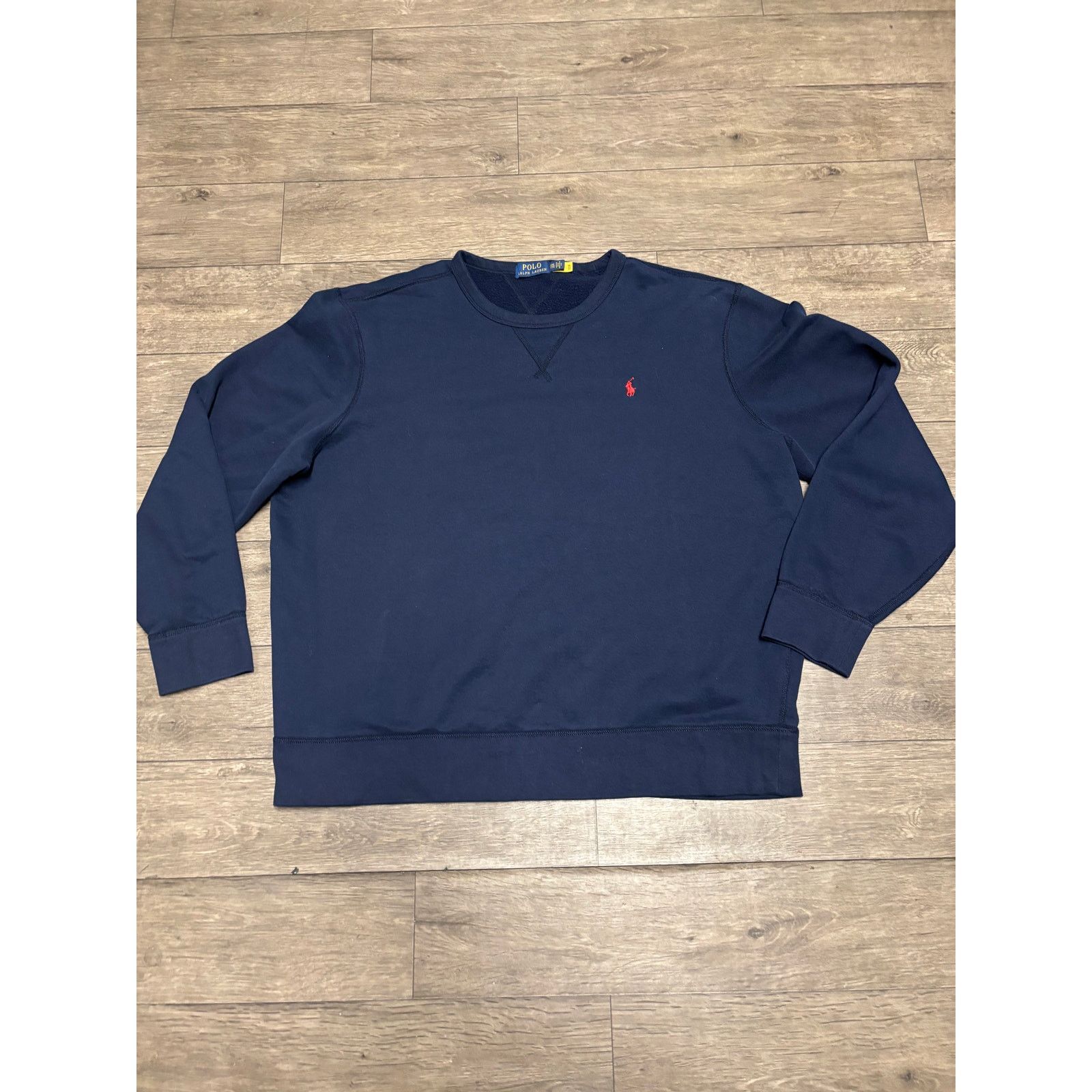 Designer × Polo Ralph Lauren Polo Ralph Lauren Crewneck Classic Blue Sweatshirt Sz XXL Size US XXL / EU 58 / 5 - 1 Thumbnail