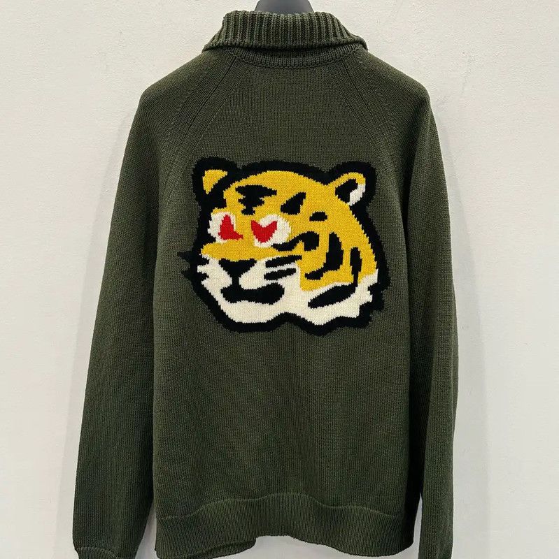 Louis Vuitton Louis Vuitton Green Wool Men's Knit Pullover 0089 Size US L / EU 52-54 / 3 - 1 Thumbnail