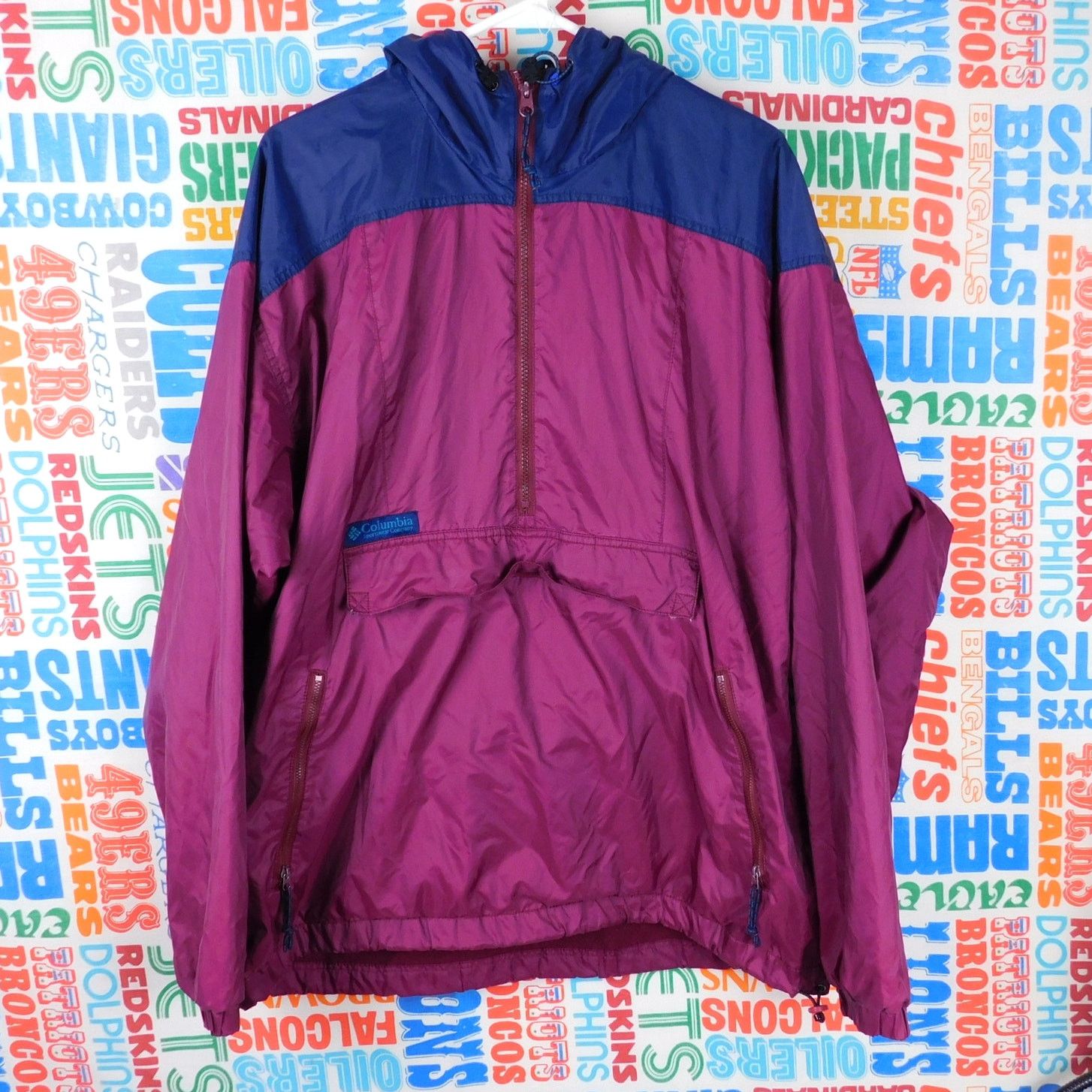 Columbia 90s Columbia Anorak Jacket Size XL Pullover Half Zip Hooded Size US XL / EU 56 / 4 - 1 Thumbnail
