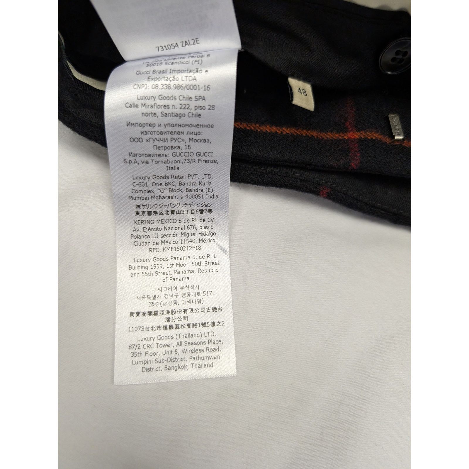 Gucci o1rshd1 Checked Dress Pant in Multicolor Size US 32 / EU 48 - 18 Thumbnail