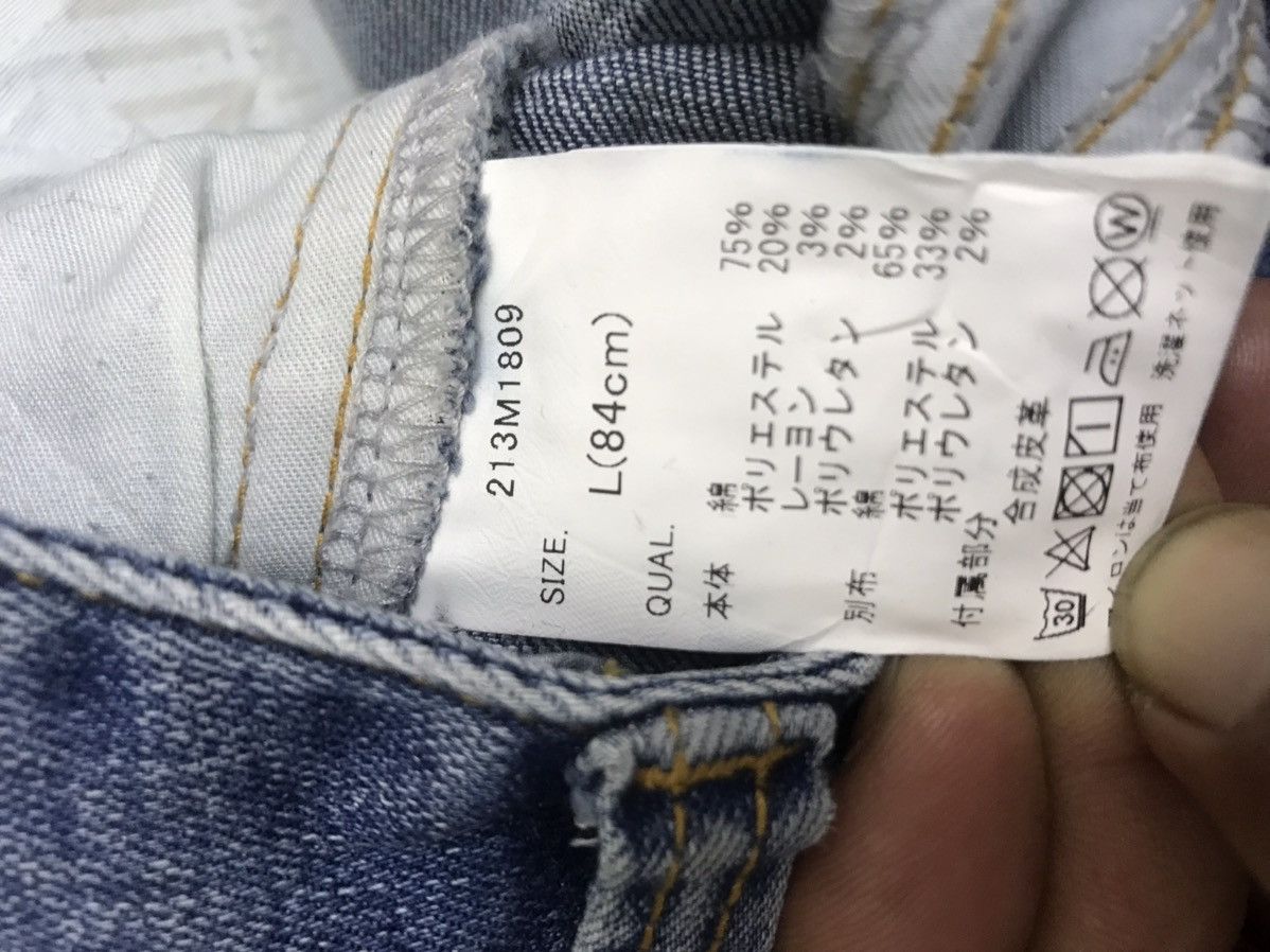 Japanese Brand 💥DENIM ART💥MCD Heavy Distressed Punk Stonewash Denim F142 Size US 33 - 15 Thumbnail
