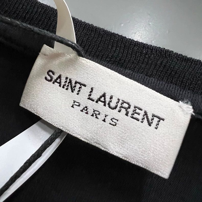 Yves Saint Laurent Saint Laruent Black Tooth Print Short Sleeve 2502-Nextarrow Size US M / EU 48-50 / 2 - 4 Thumbnail