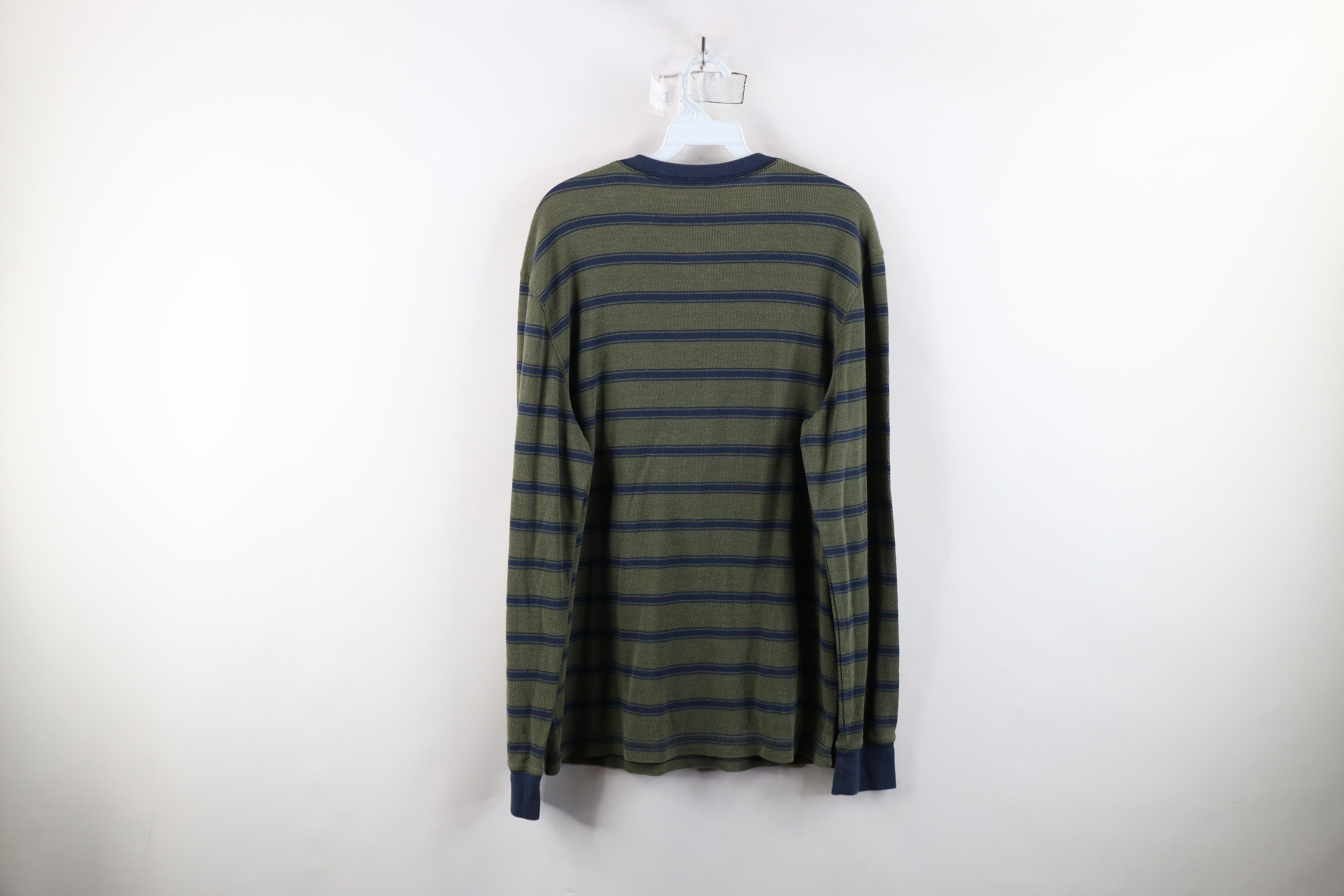 Gap × Vintage Vintage Y2K Gap Waffle Knit Long Sleeve Henley T-Shirt Size US L / EU 52-54 / 3 - 8 Thumbnail