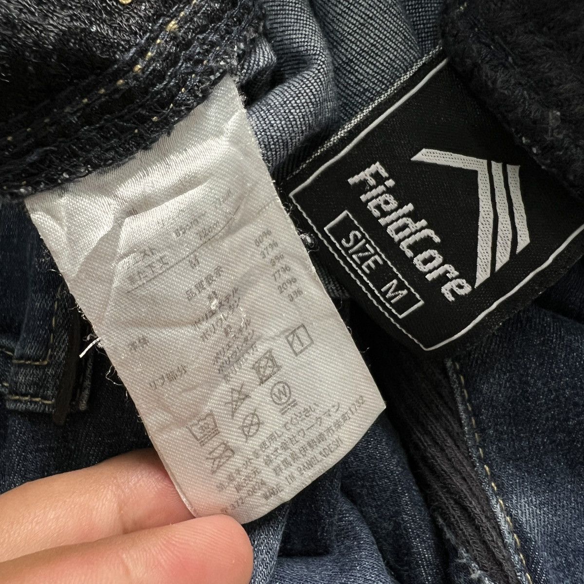 Japanese Brand FieldCore Denim Cargo Pant Size US 29 - 6 Thumbnail