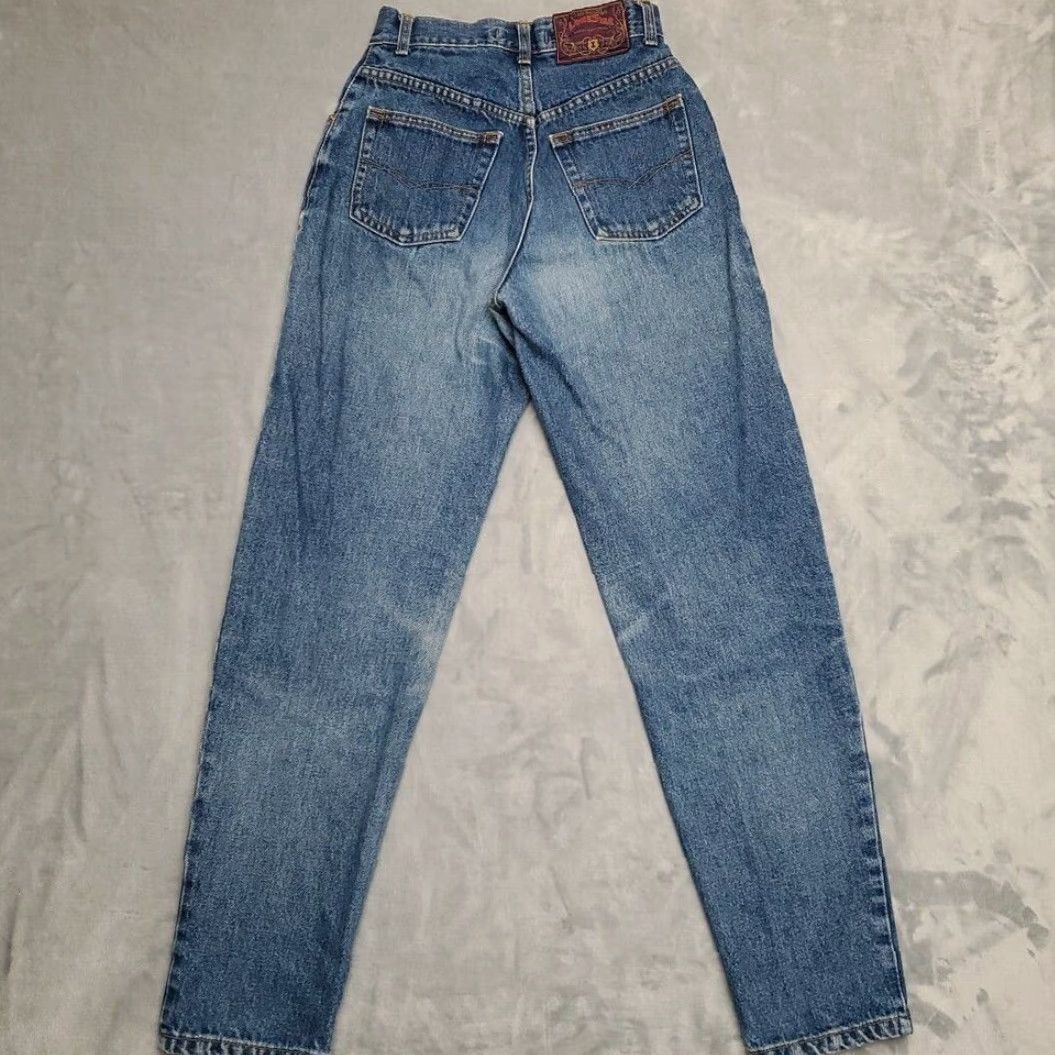 Vintage VINTAGE Lone Star Jeans Womens 10 Blue High Waist Mom Vintage Classic Retro 90s Style Womens Size 32" / US 10 / IT 46 - 6 Thumbnail