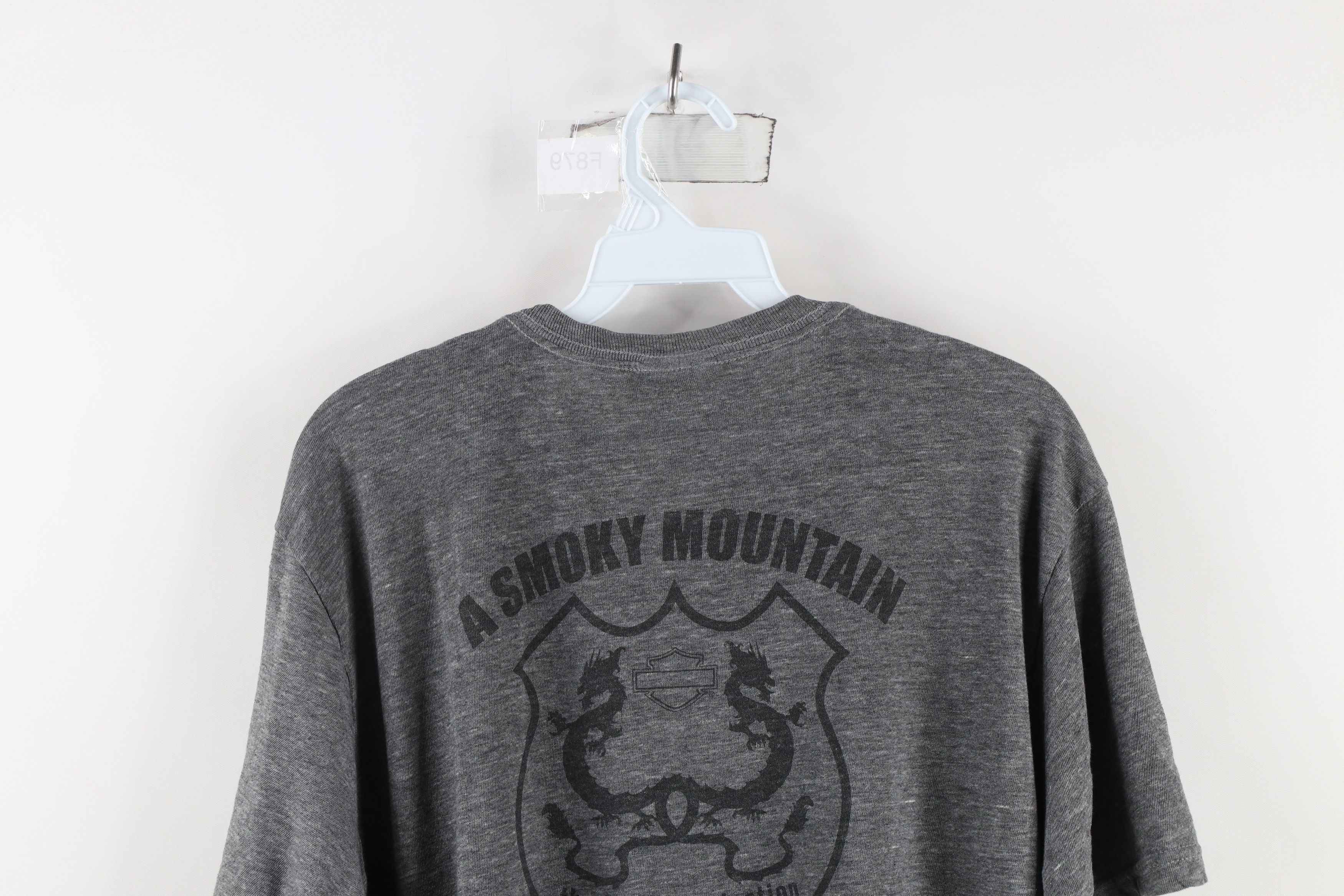 Harley Davidson × Vintage Vintage Harley Davidson Out Thin Soft T-Shirt Heather Gray Size US L / EU 52-54 / 3 - 9 Thumbnail