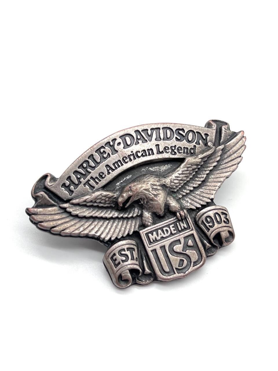 Vintage Vintage 1991 Eagle 🦅 Harley Davidson Belt Buckle Size ONE SIZE - 1 Thumbnail