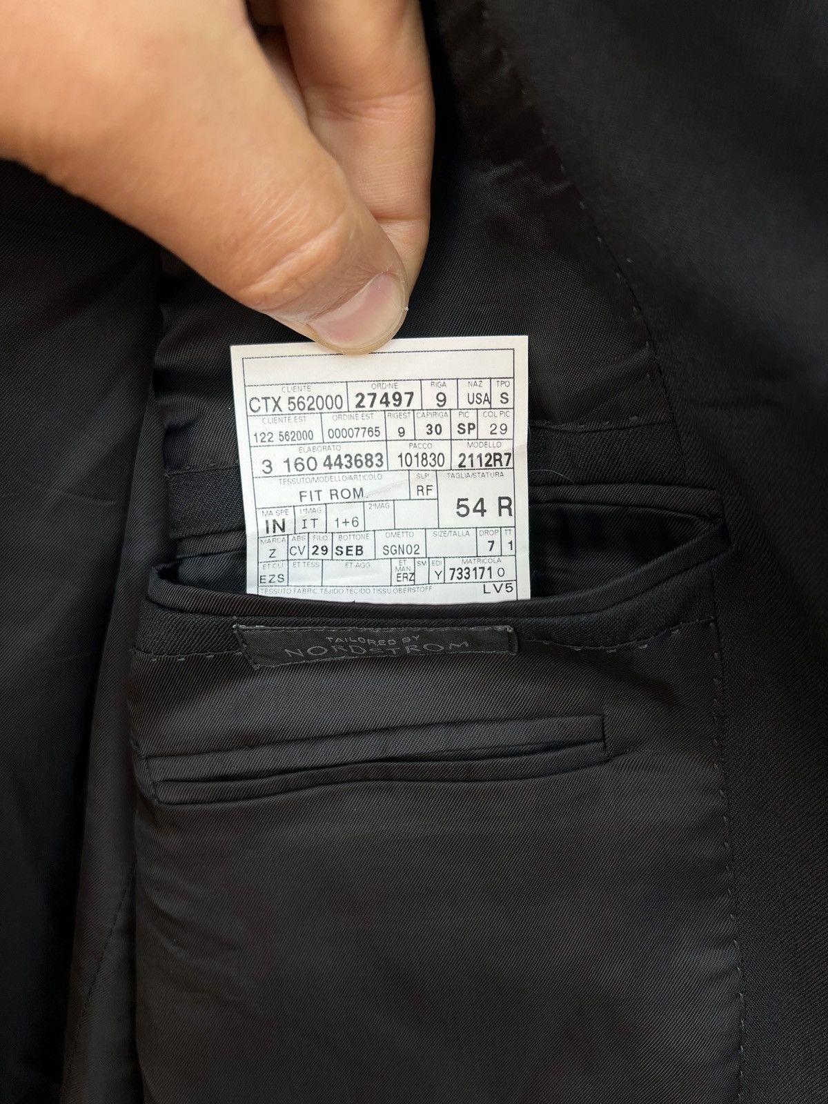 Ermenegildo Zegna Ermenegildo Zegna Tailored Blazer XL Black Wool Size 44R - 10 Thumbnail