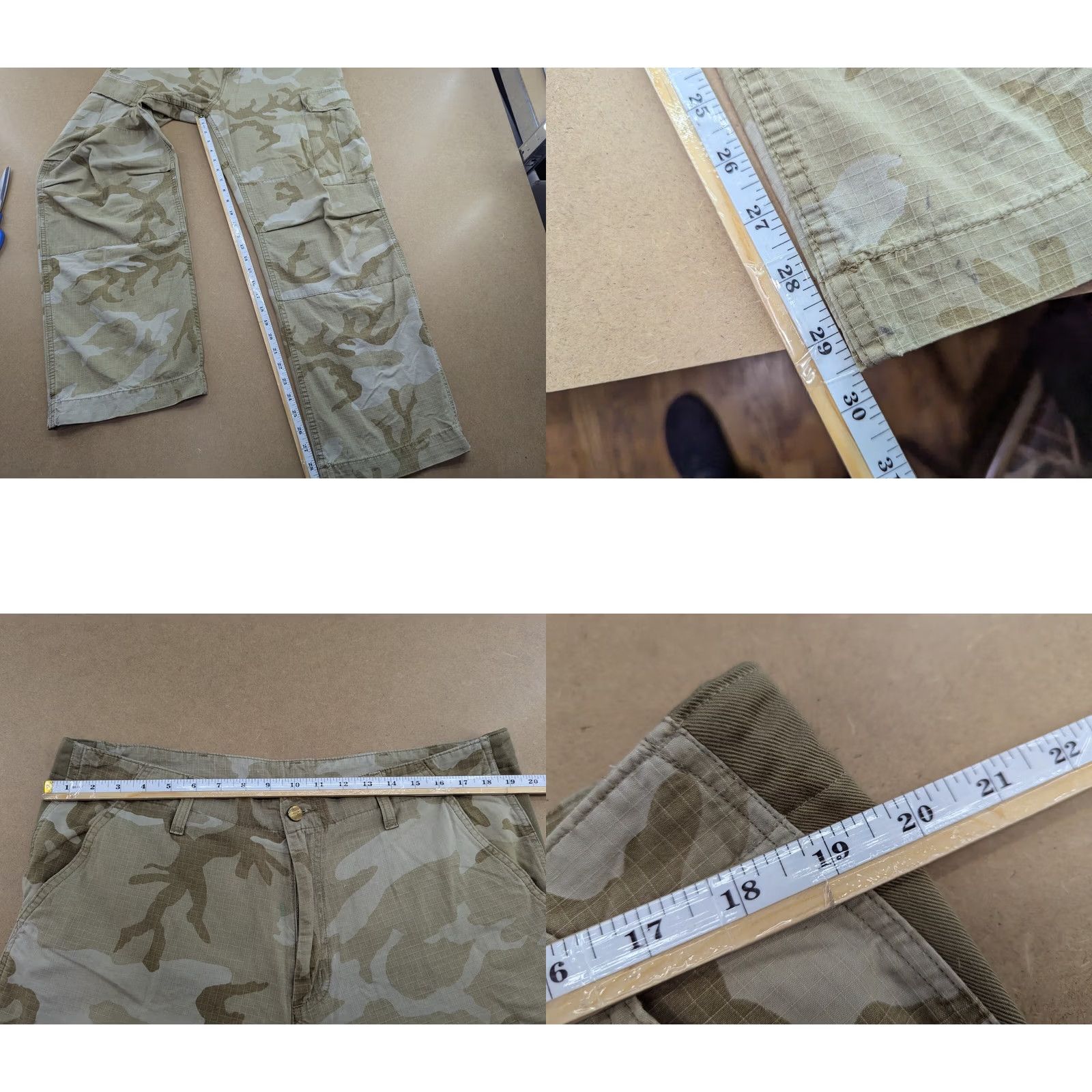 Carhartt VINTAGE Carhartt Cargo Pants Mens 39x 29.5 Camouflage Outdoor Pants Mens Carhartt Cargo Camouflage Outdoor Mens Size US 31 - 8 Thumbnail