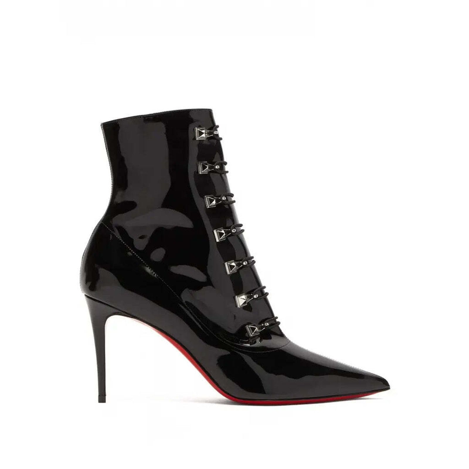 Christian Louboutin Christian Louboutin Frenchissima 2020 85 Patent Black Short Size US 6 / IT 36 - 3 Thumbnail